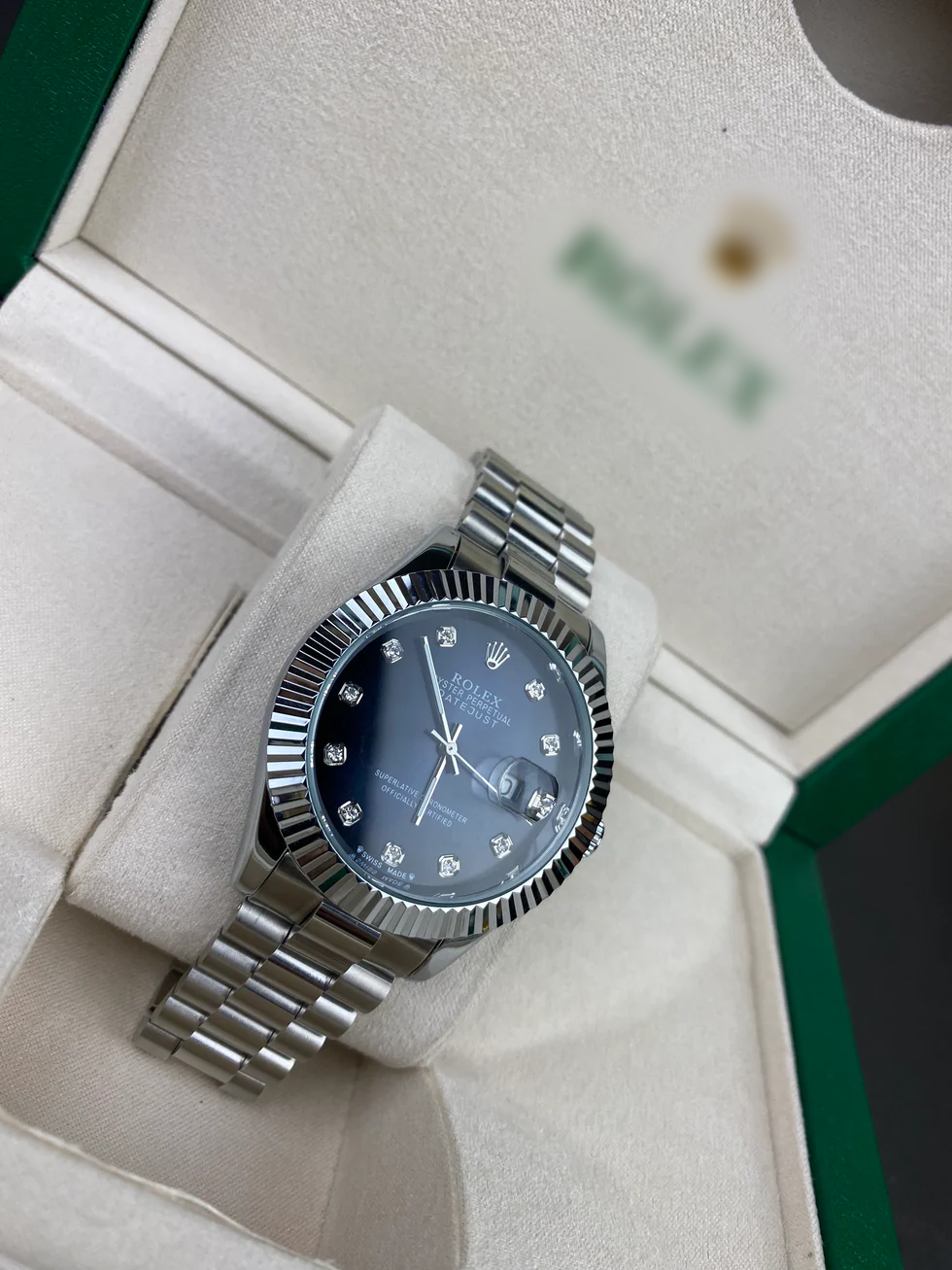 RLX Metallic Blue Dial