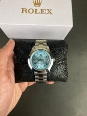 RLX Day-Date Arabic Dial Ice blue
