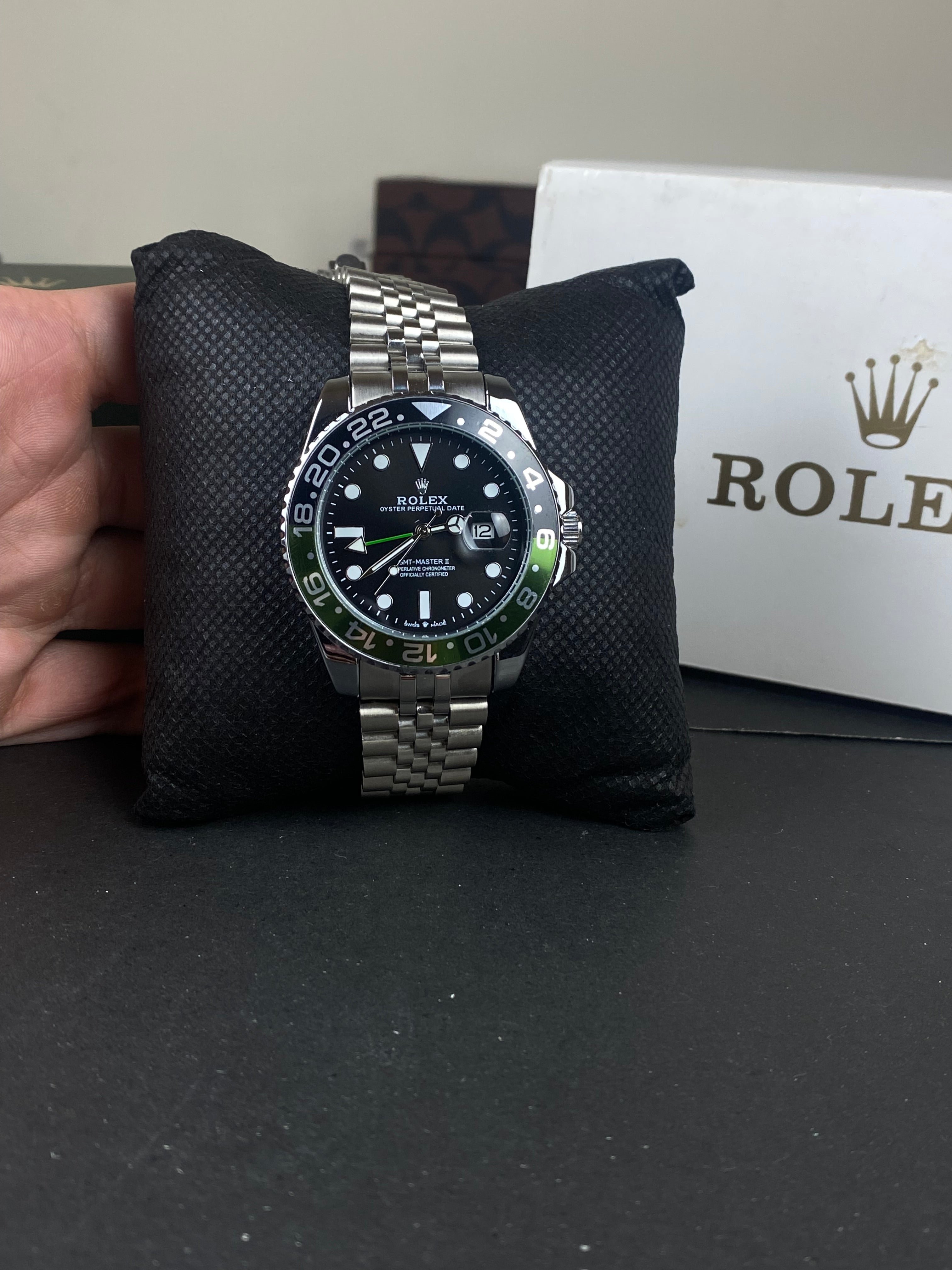 RLX GMT-Master II – Black & Green Bezel 40mm