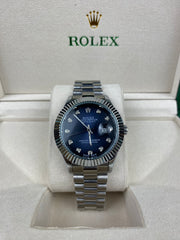 Rolex Metallic Blue Dial
