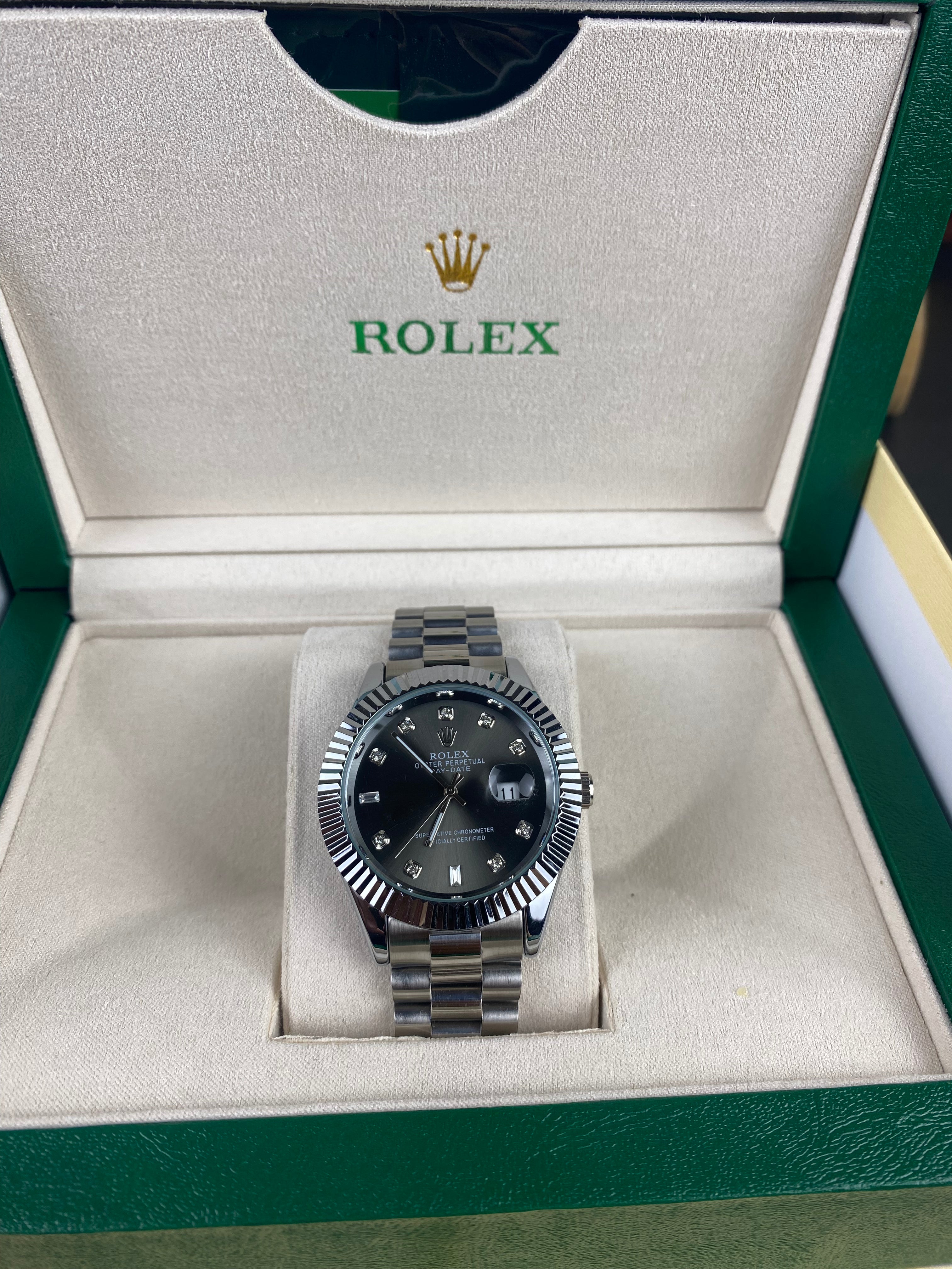 Rolex slate (rhodium) dial