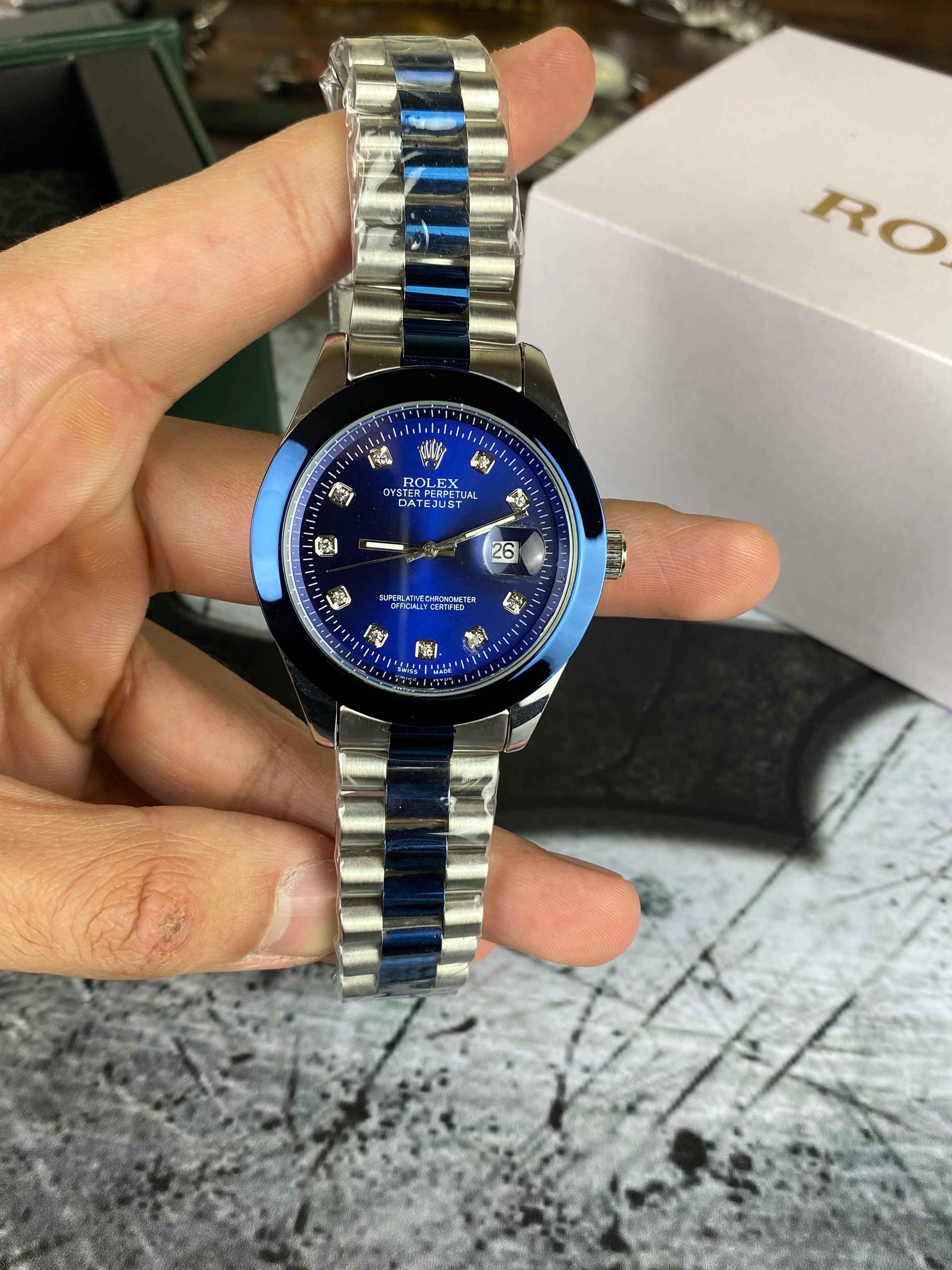 RLX Datejust Royal Blue Diamond Edition