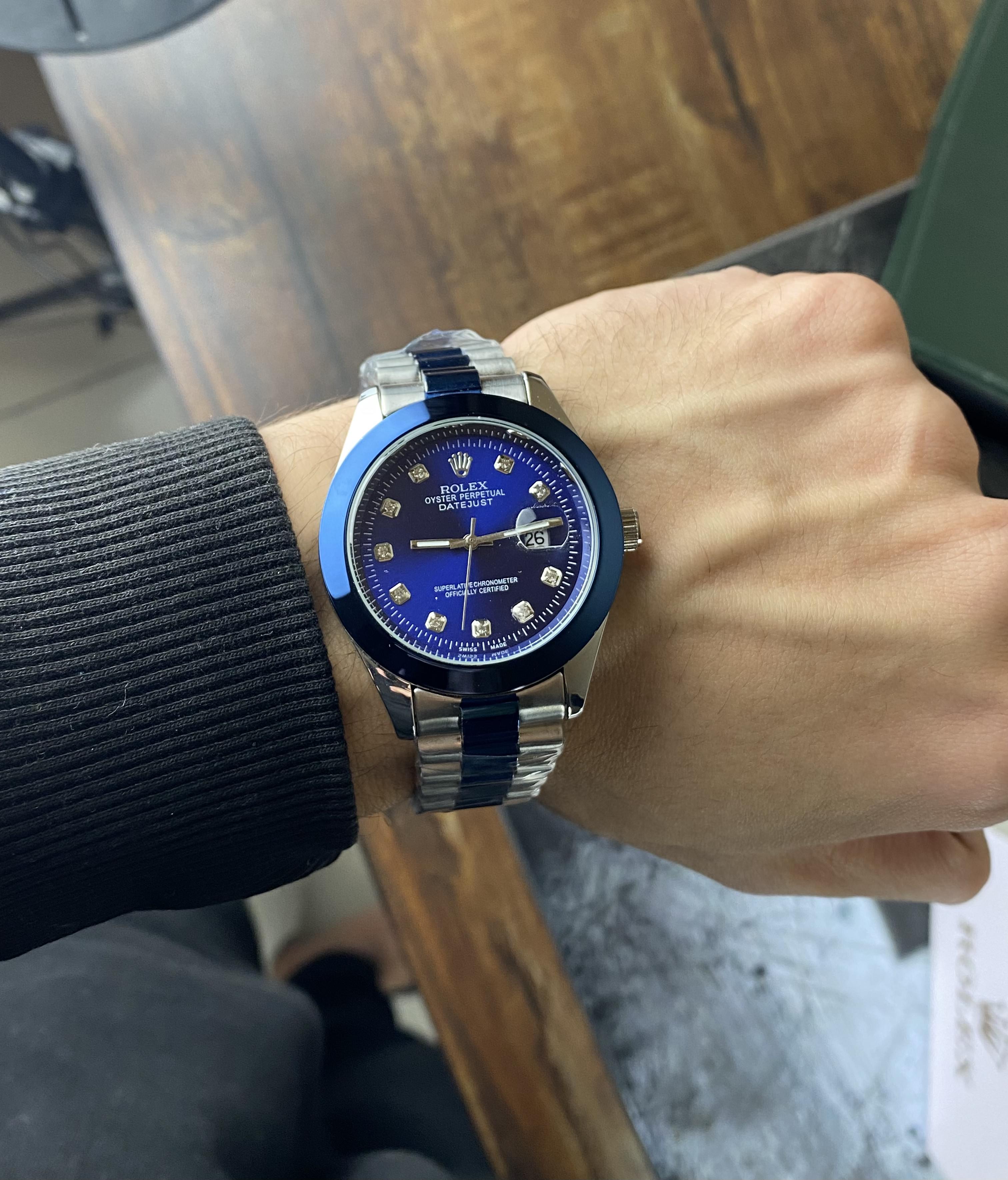 RLX Datejust Royal Blue Diamond Edition