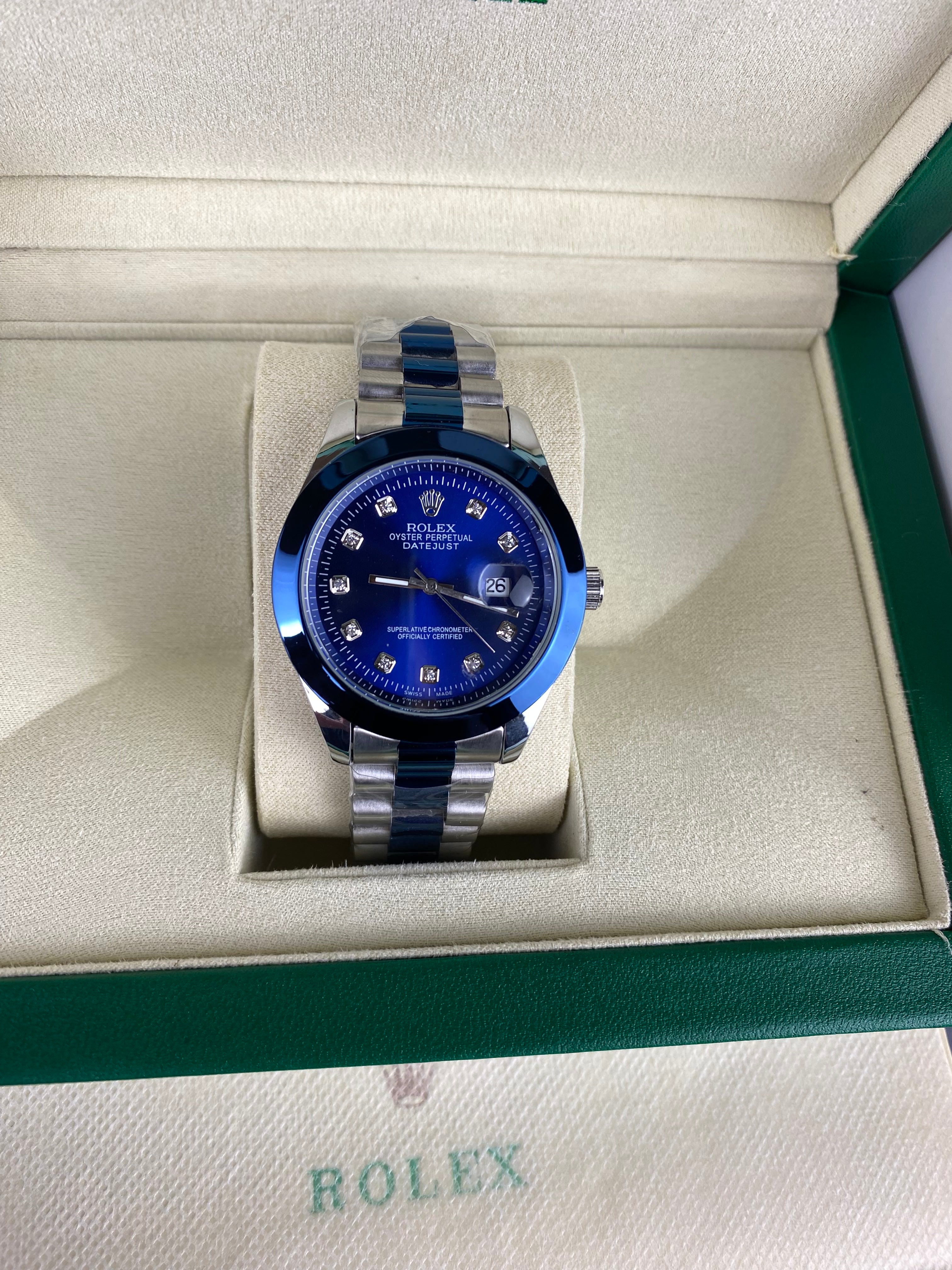 RLX Datejust Royal Blue Diamond Edition