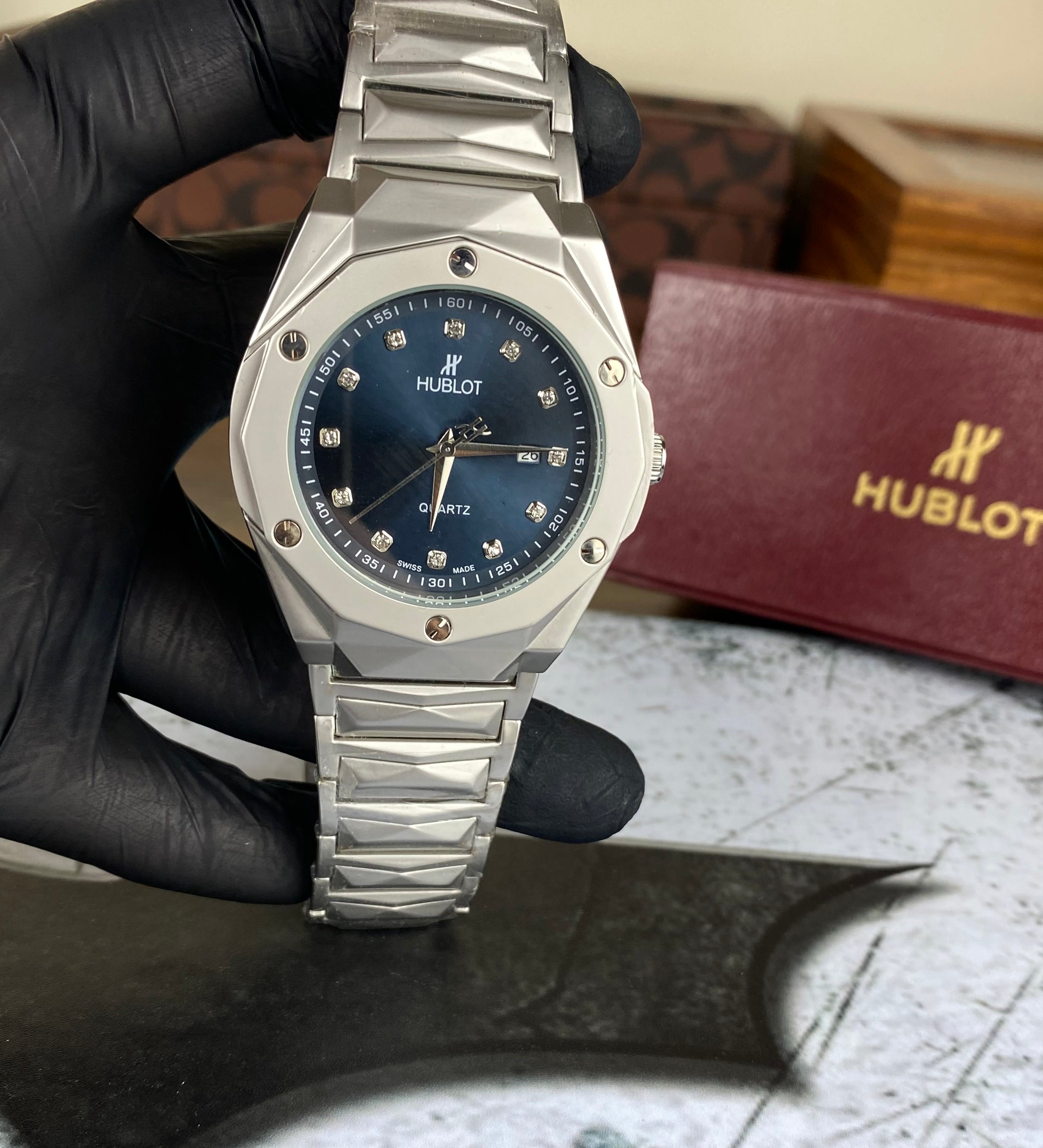 Hublot Classic Fusion Sapphire Blue Diamond Edition – Precision Quartz Luxury