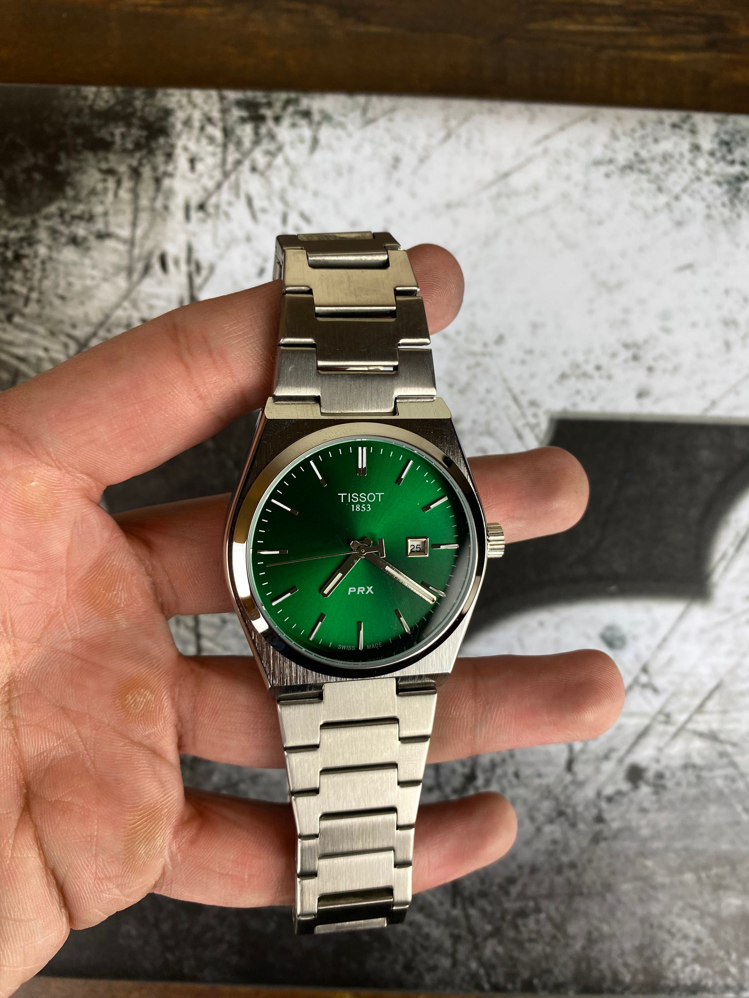 TISSOT PRX Emerald Green Edition