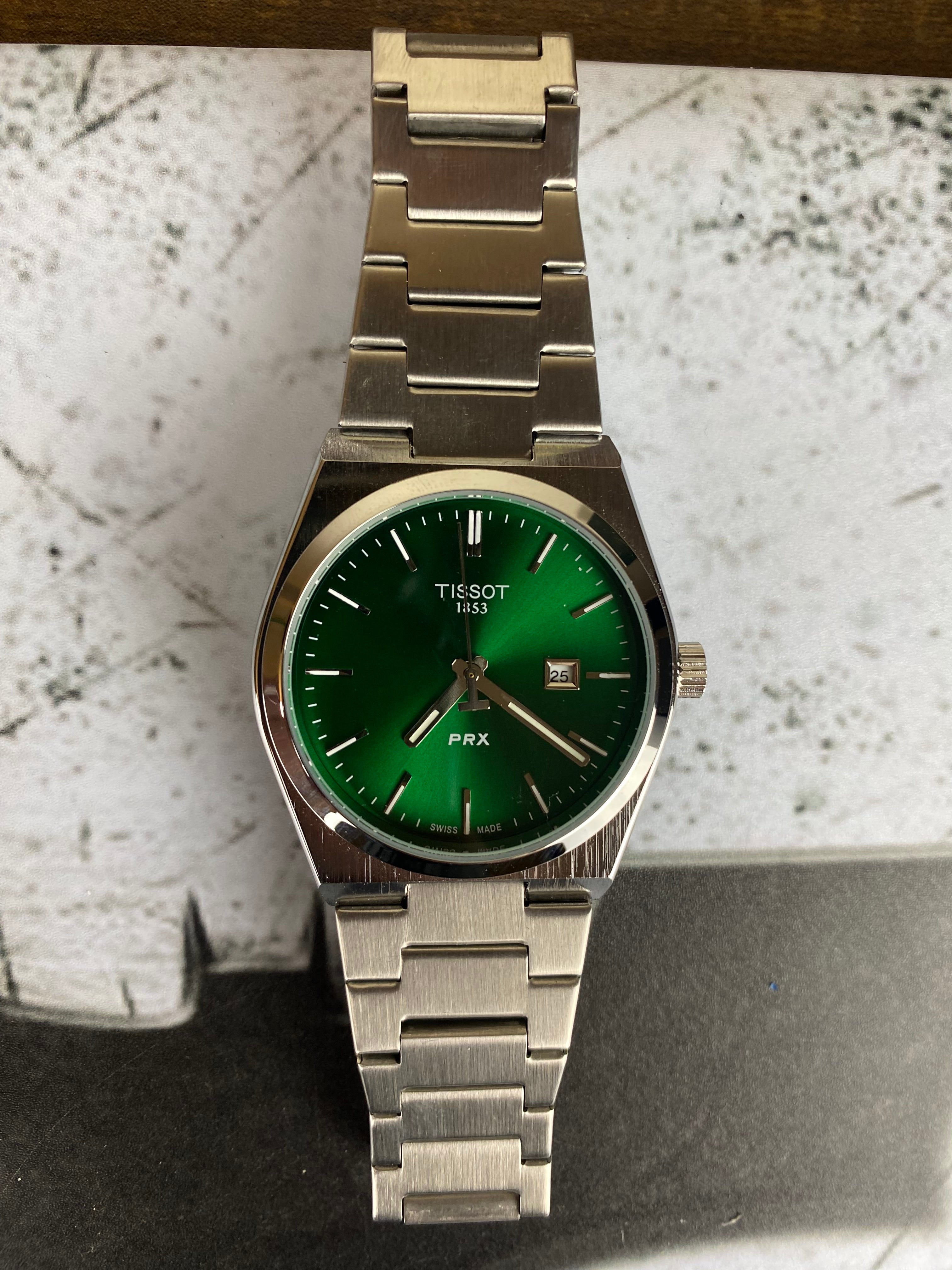 TISSOT PRX Emerald Green Edition