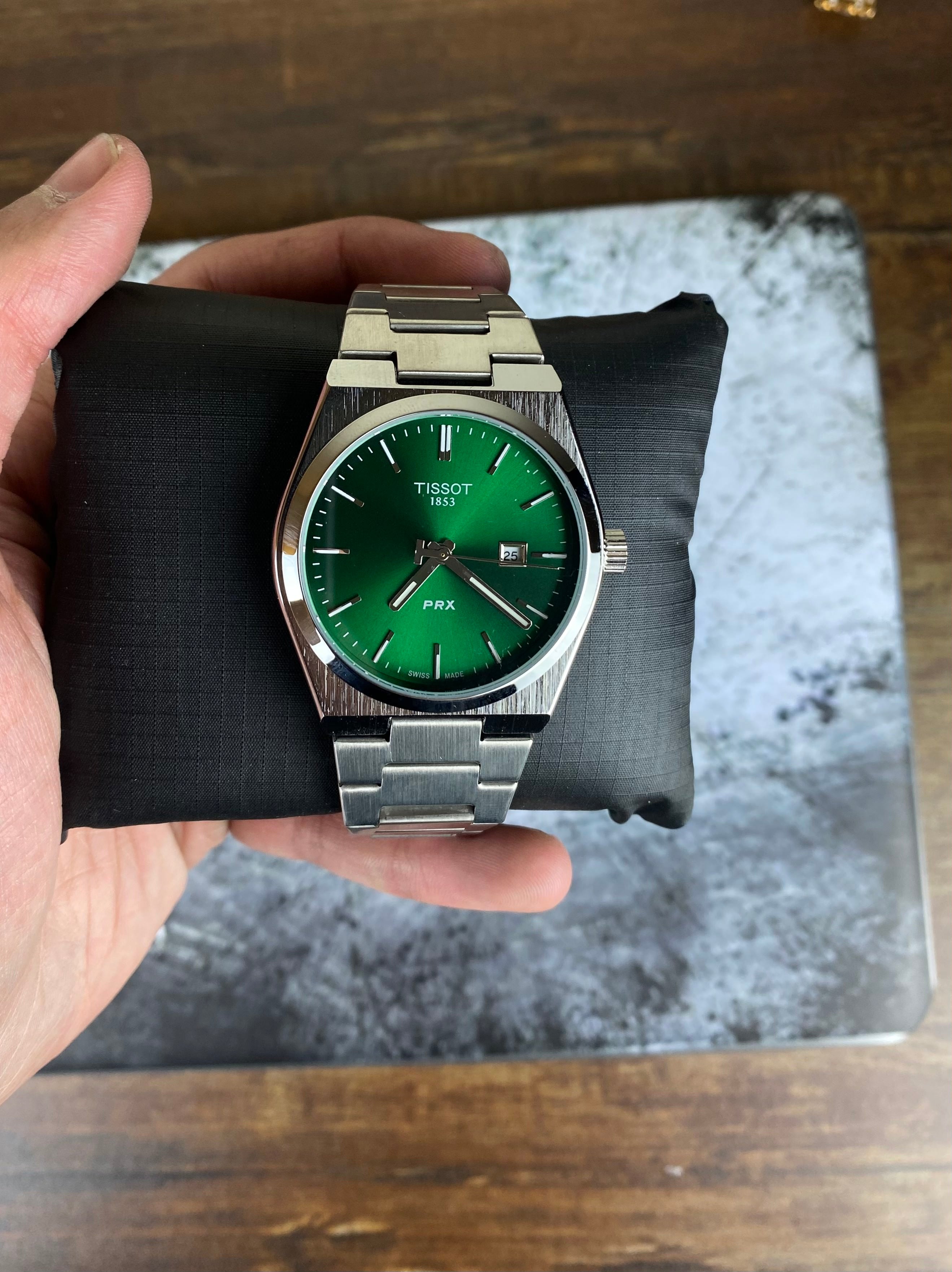 TISSOT PRX Emerald Green Edition