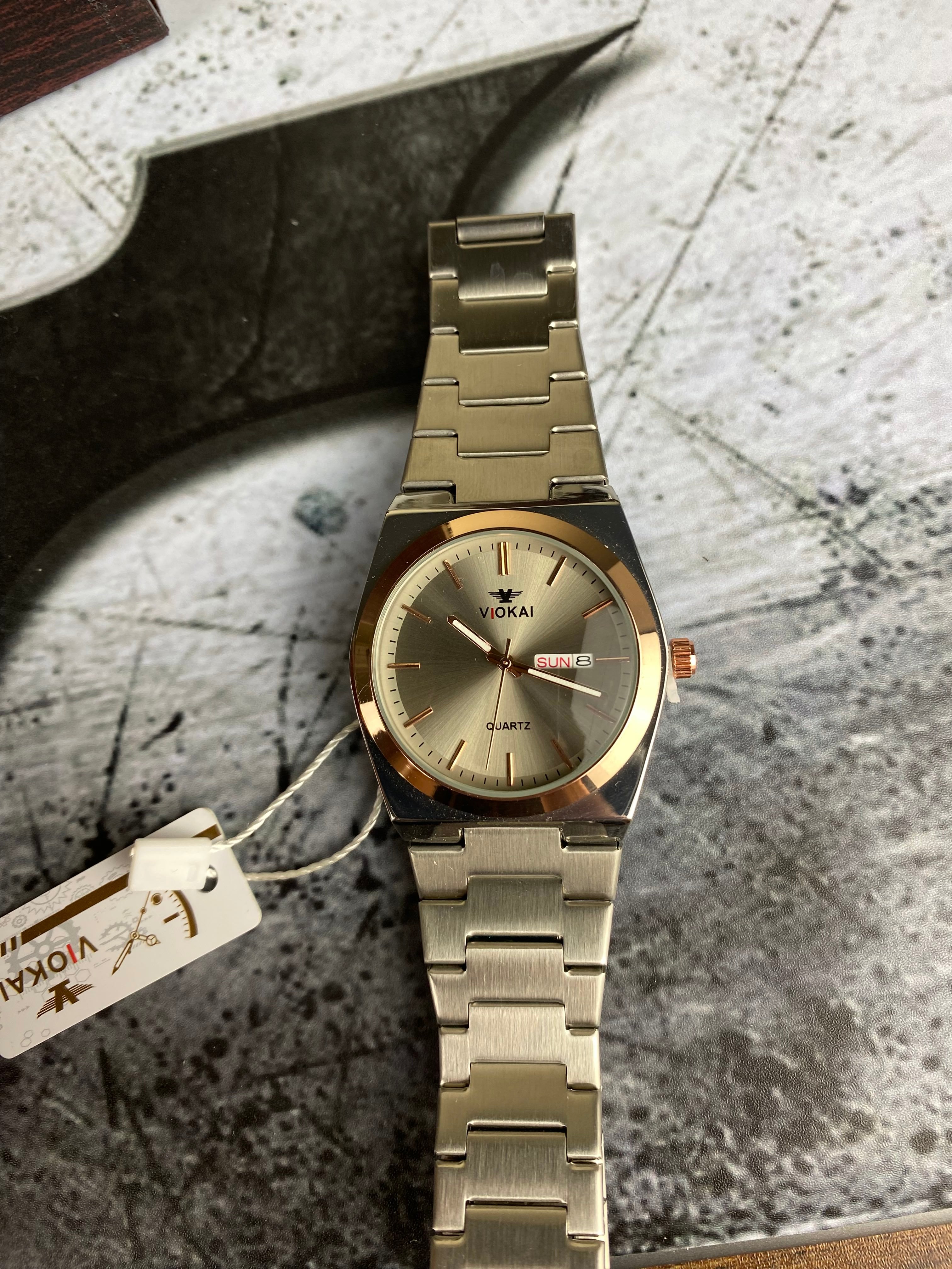 VIOKAI – Classic Champagne Elegance Dial