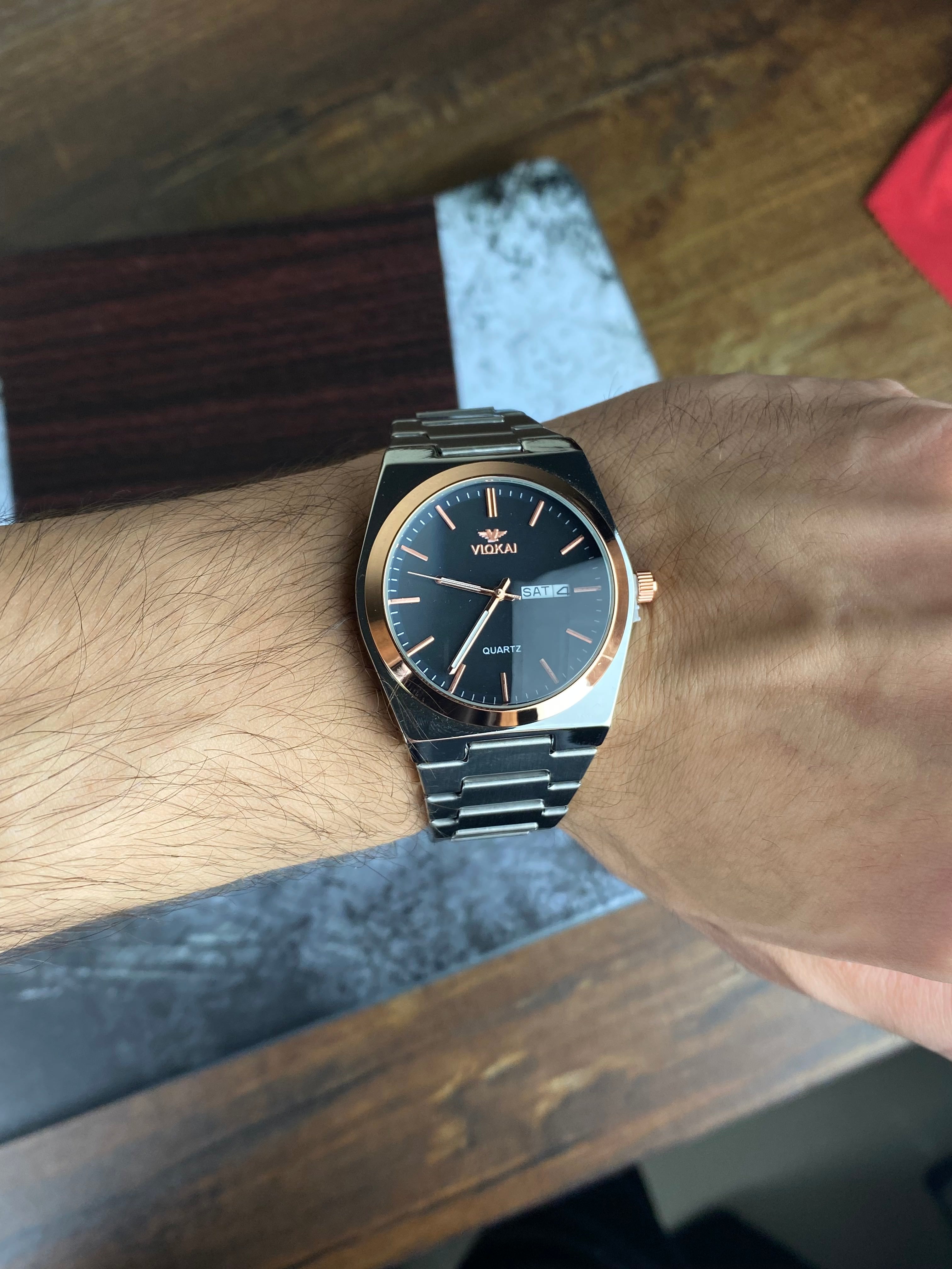 VIOKAI – Black Dial Rose Gold Edition