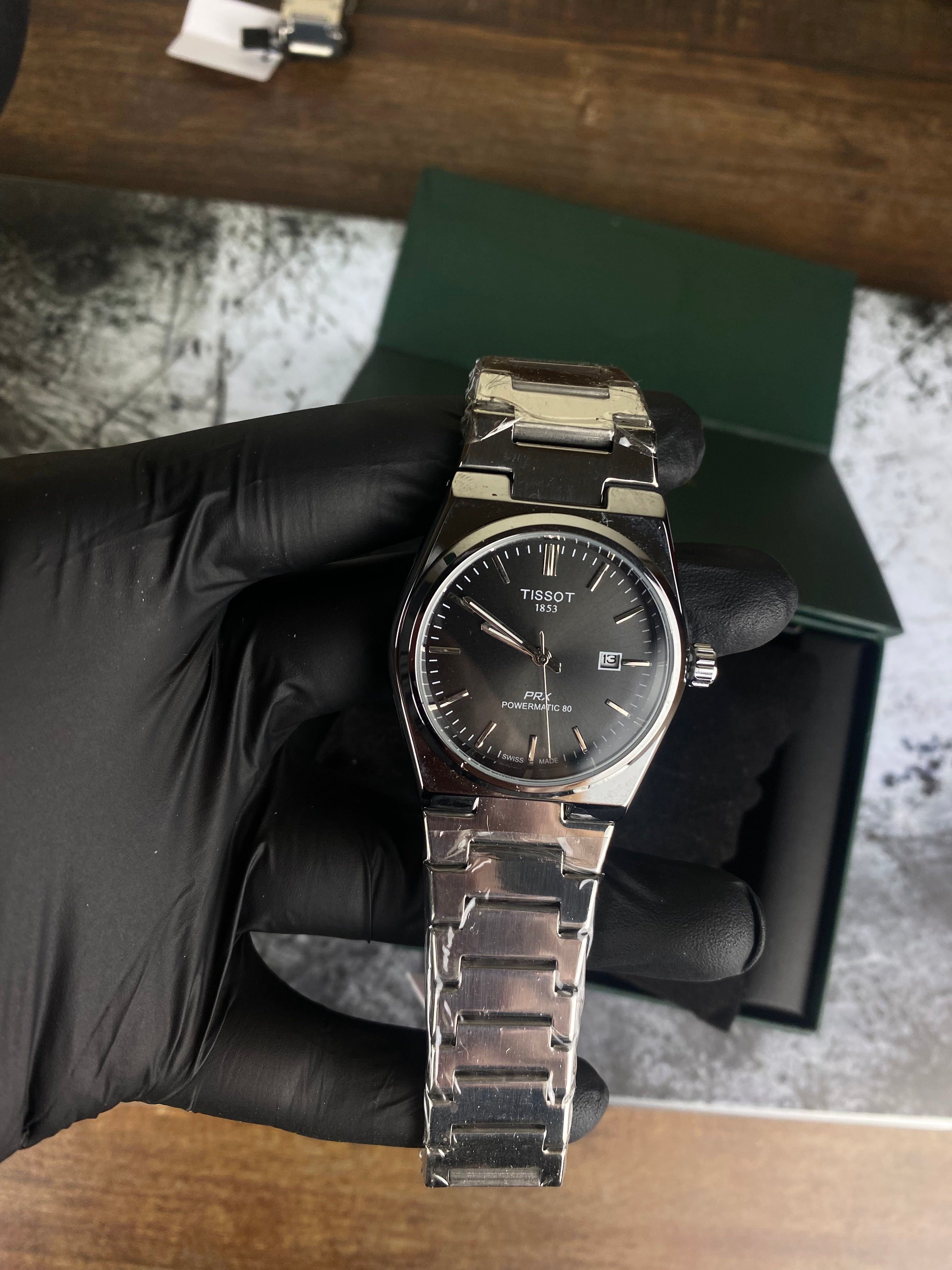 TISSOT – PRX Charcoal Black Semi- Auto Dial
