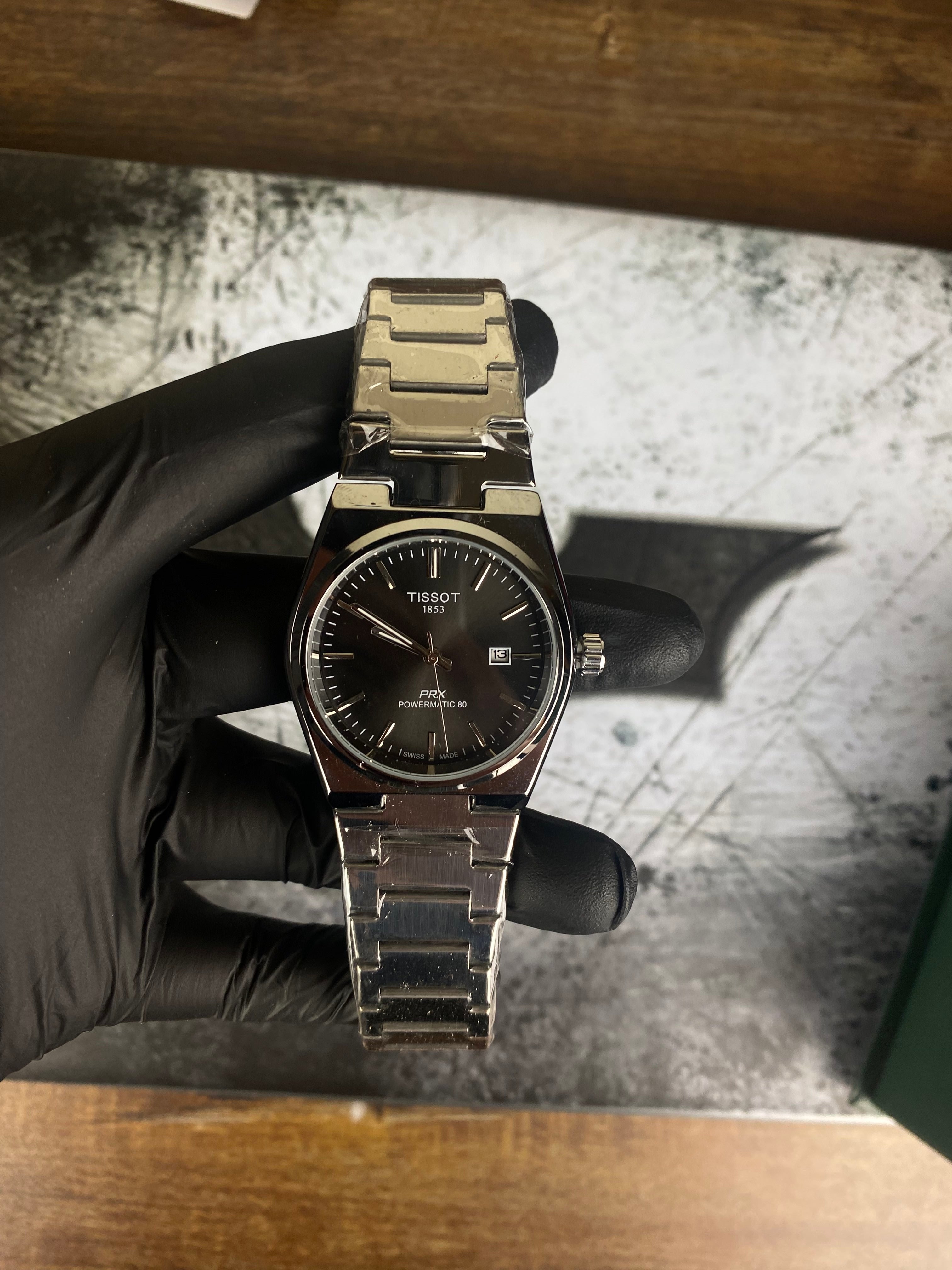 TISSOT – PRX Charcoal Black Semi- Auto Dial
