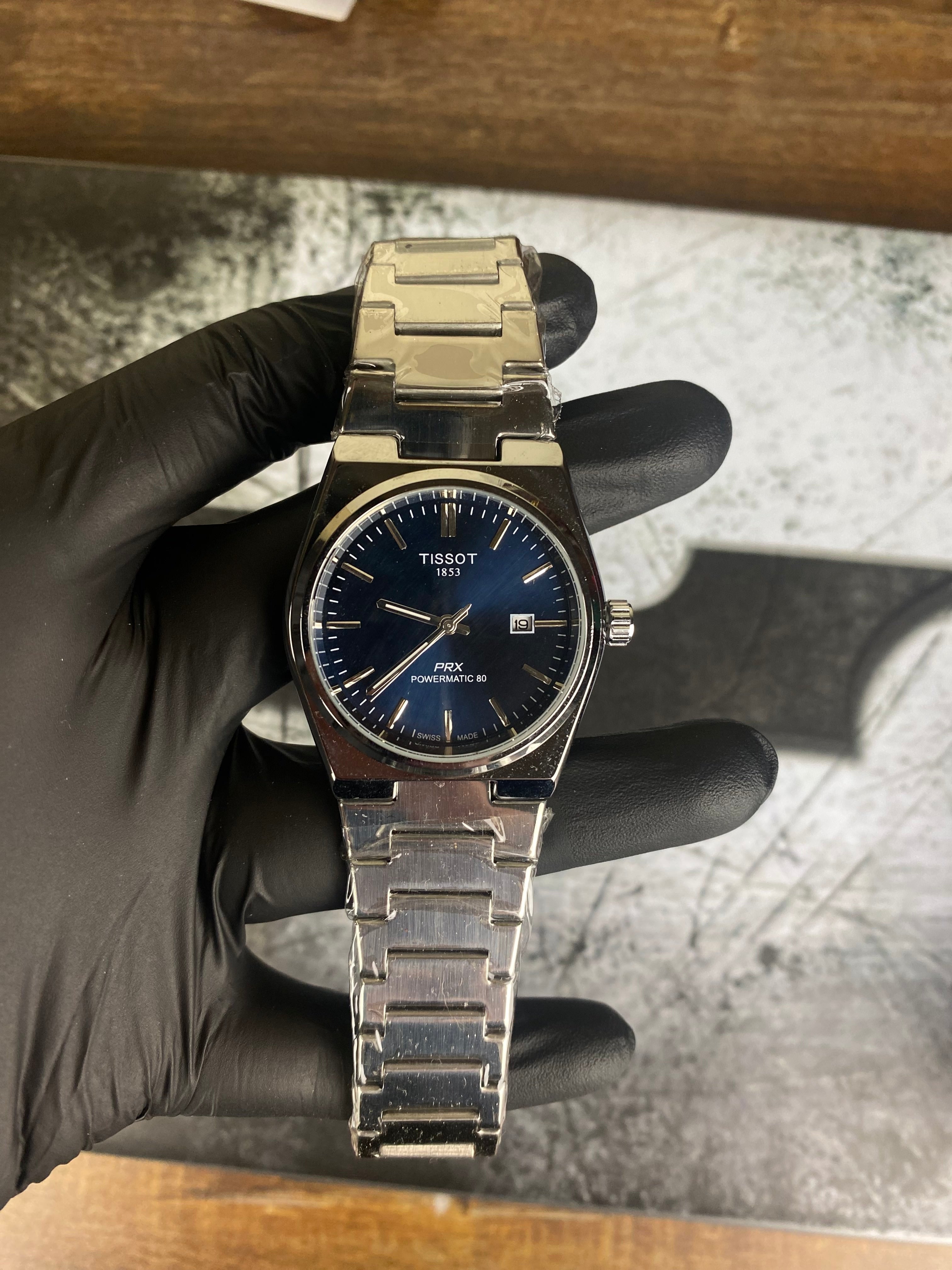 Tissot PRX Powermatic 80 – Blue Sunburst Semi- Auto Dial