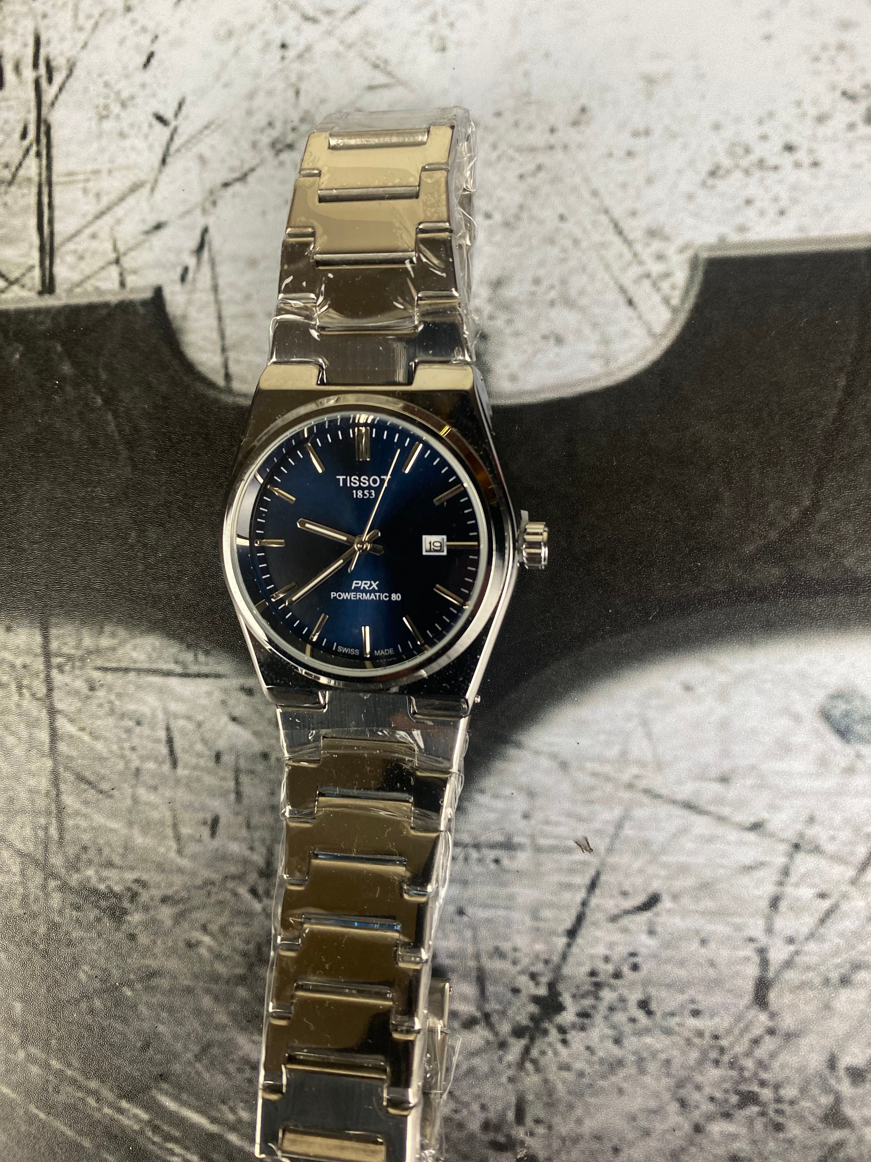 Tissot PRX Powermatic 80 – Blue Sunburst Semi- Auto Dial