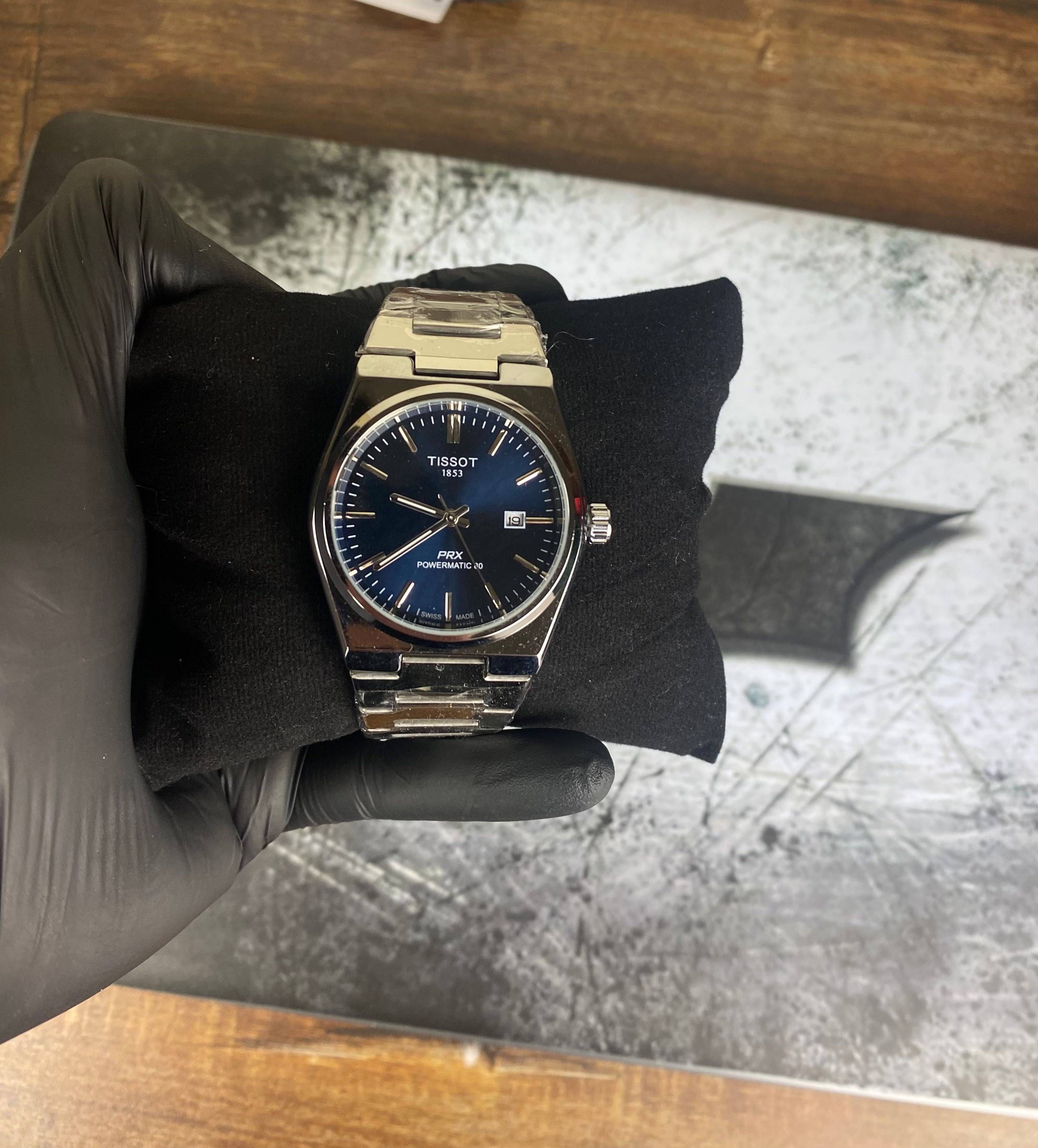 Tissot PRX Powermatic 80 – Blue Sunburst Semi- Auto Dial
