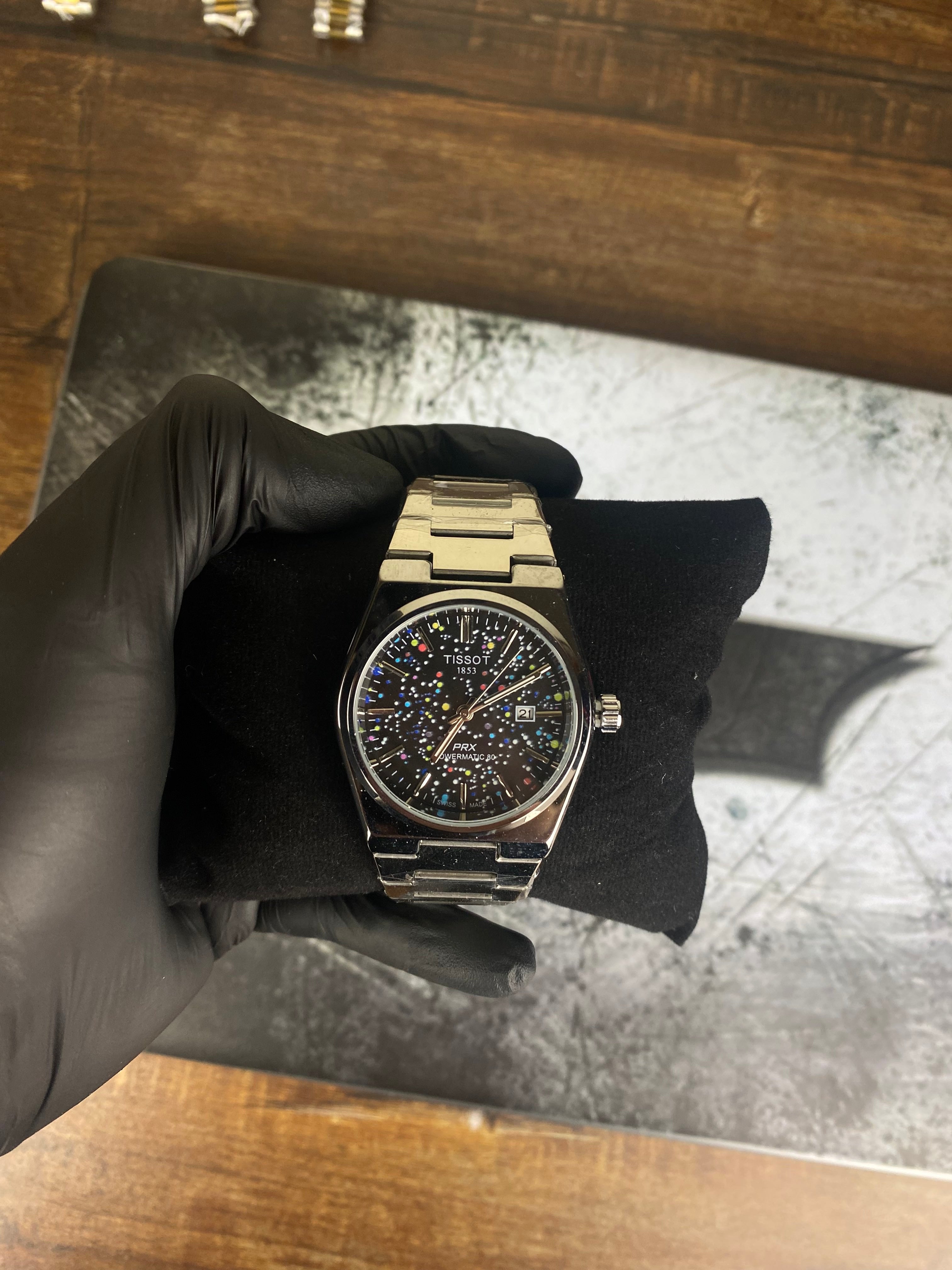 Tissot PRX Powermatic 80 – Black Galaxy Dial Semi- Auto