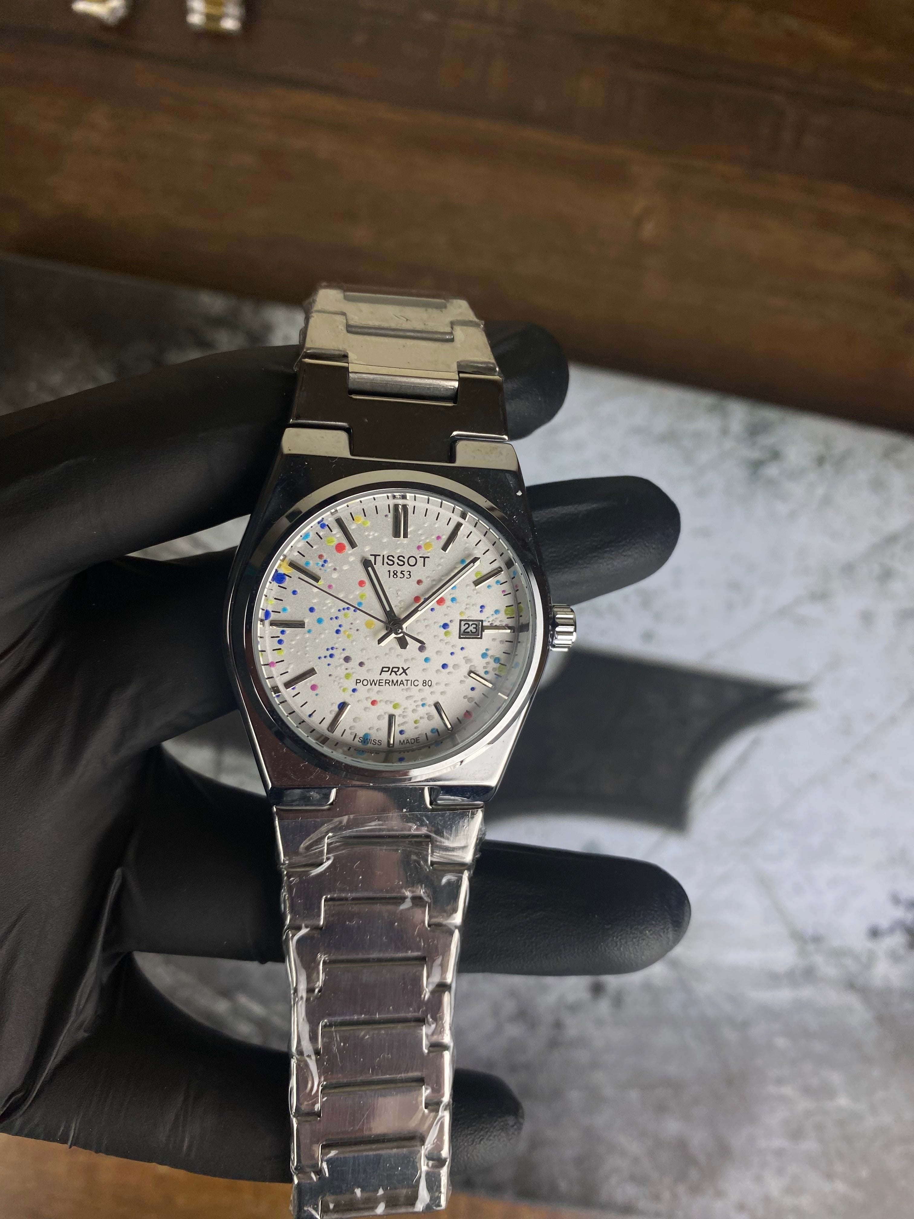 Tissot PRX Powermatic 80 – White Galaxy Dial Semi- Auto