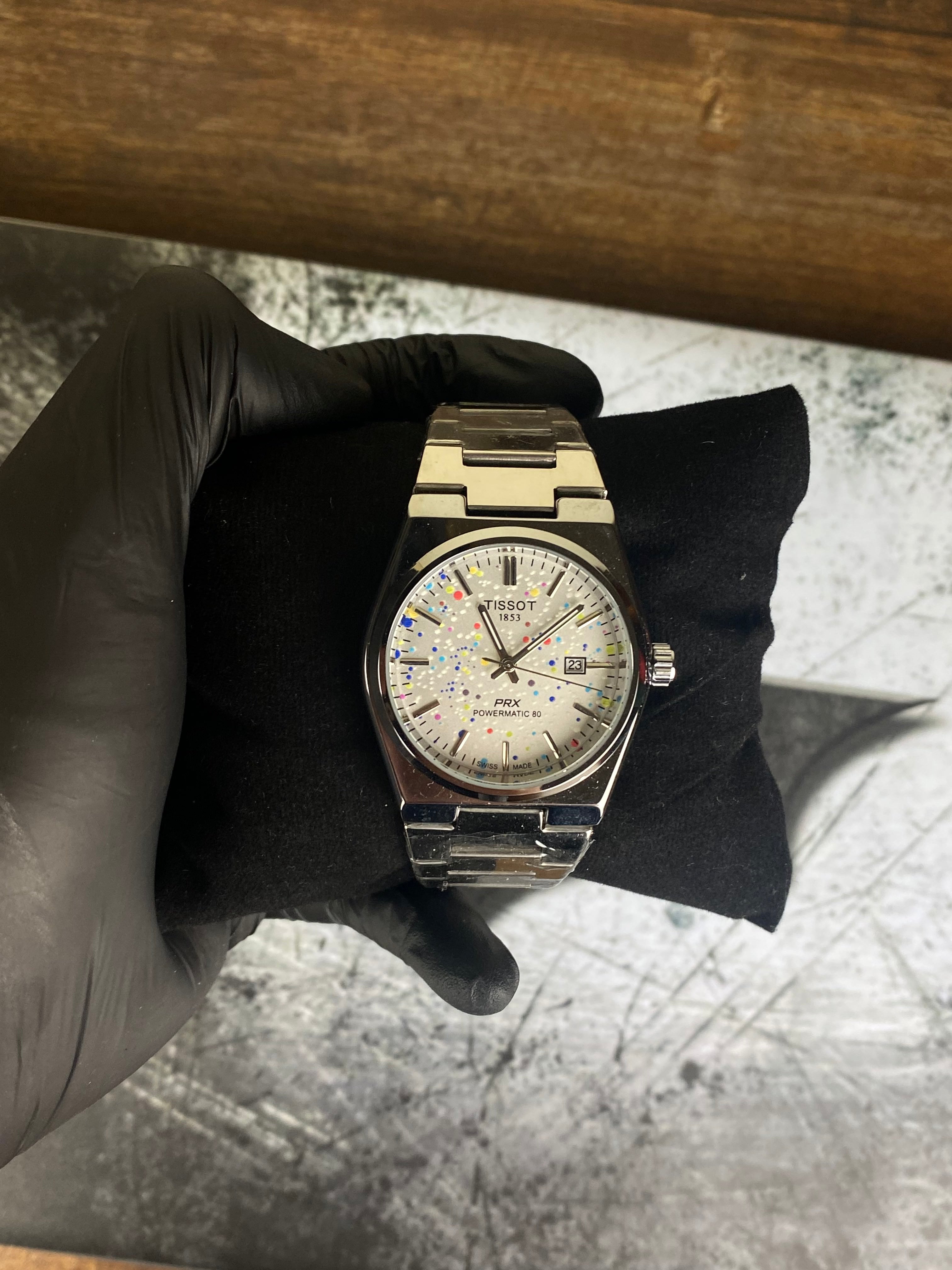 Tissot PRX Powermatic 80 – White Galaxy Dial Semi- Auto