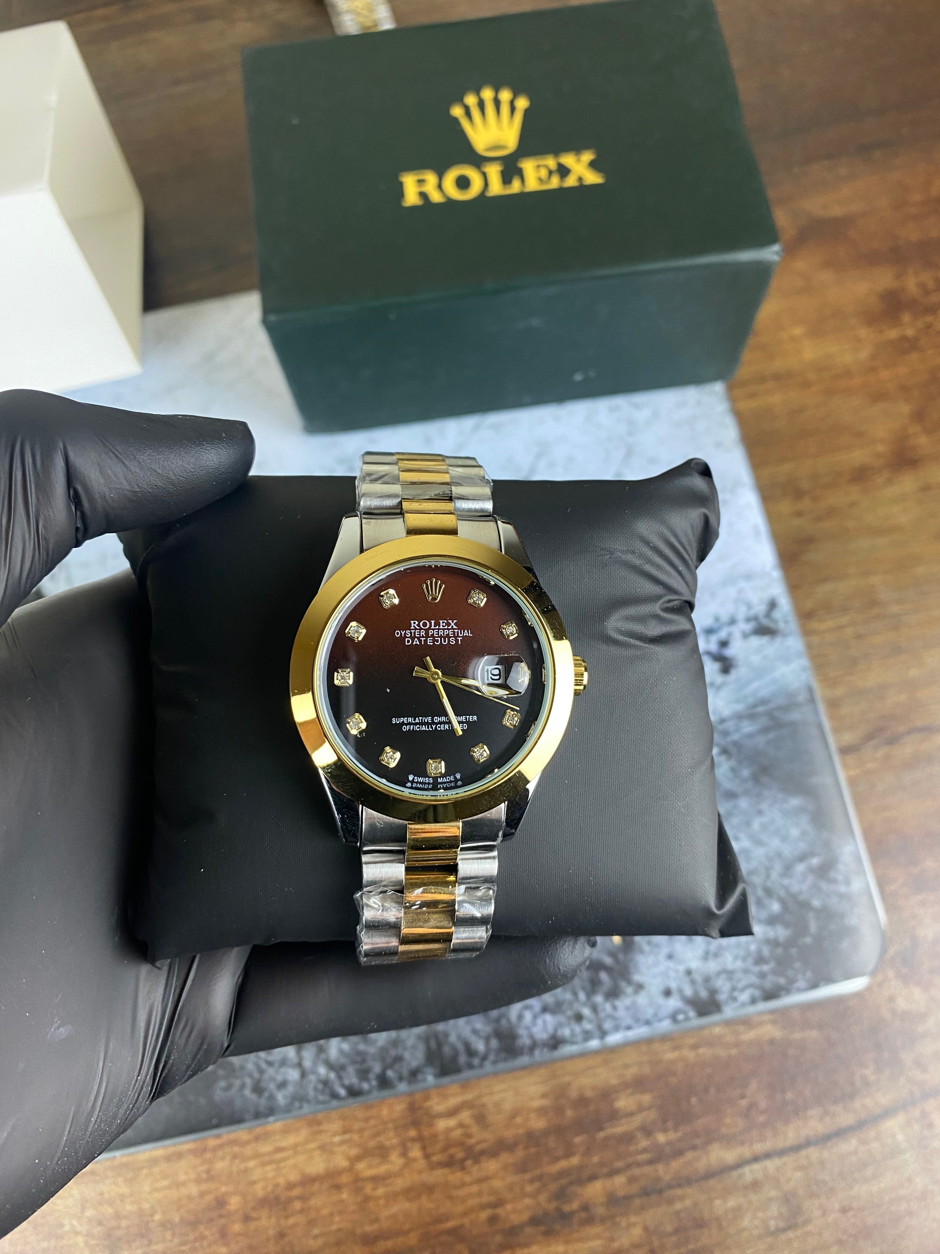RLX – Royal Chocolate Diamond Dial