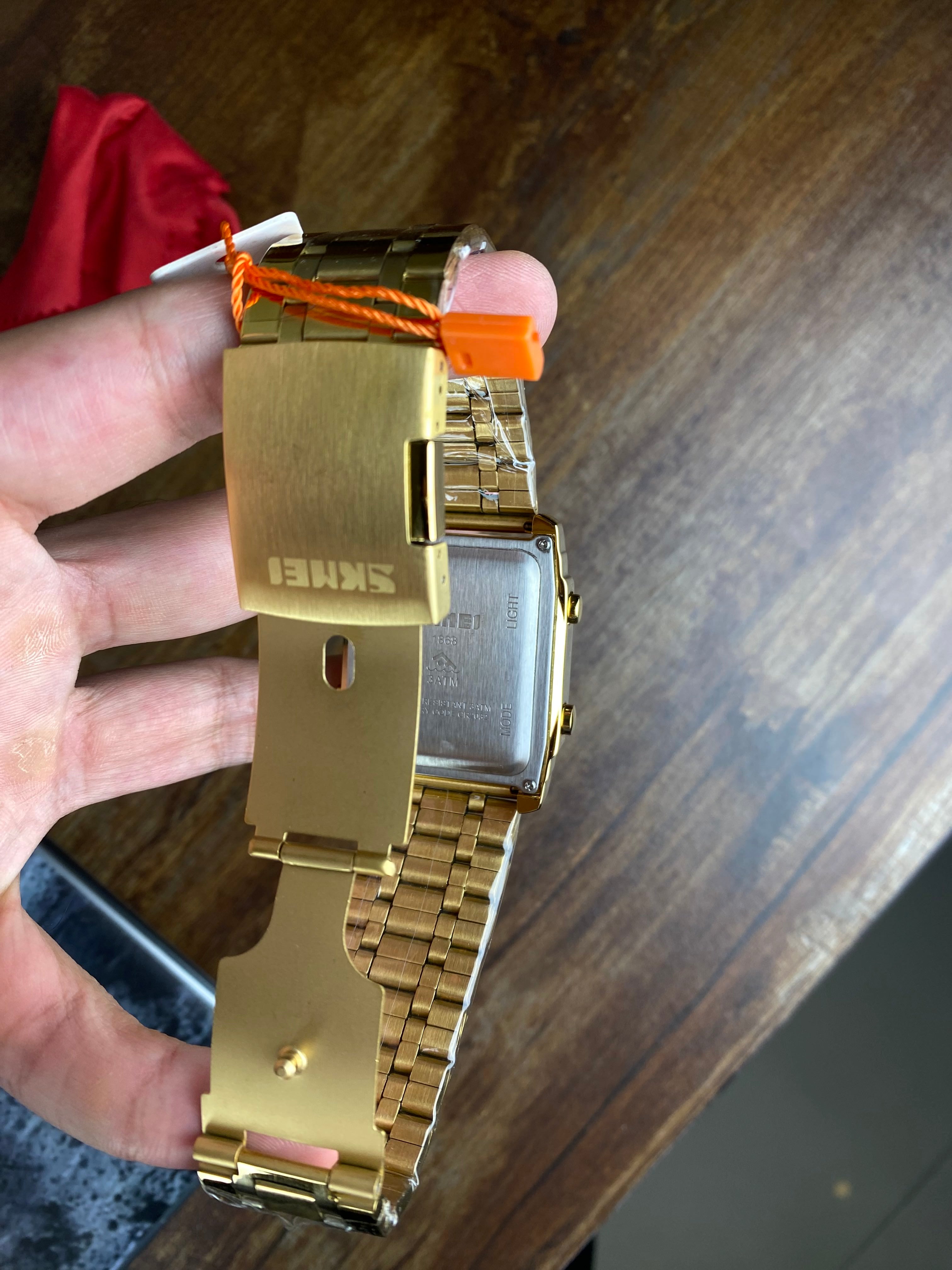 ⌚ SKMEI DUAL TIME GOLD EDITION – SPORT TECH HYBRID