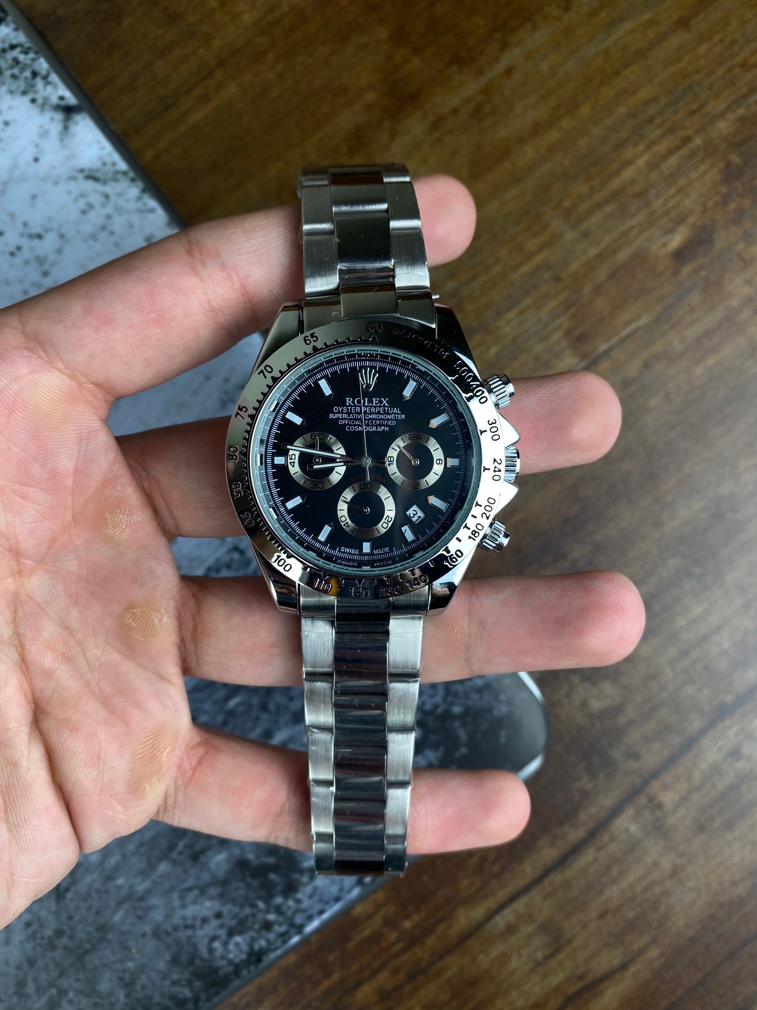 ⌚ RLX DAYTONA CHRONOGRAPH 40MM – STEEL EDITION