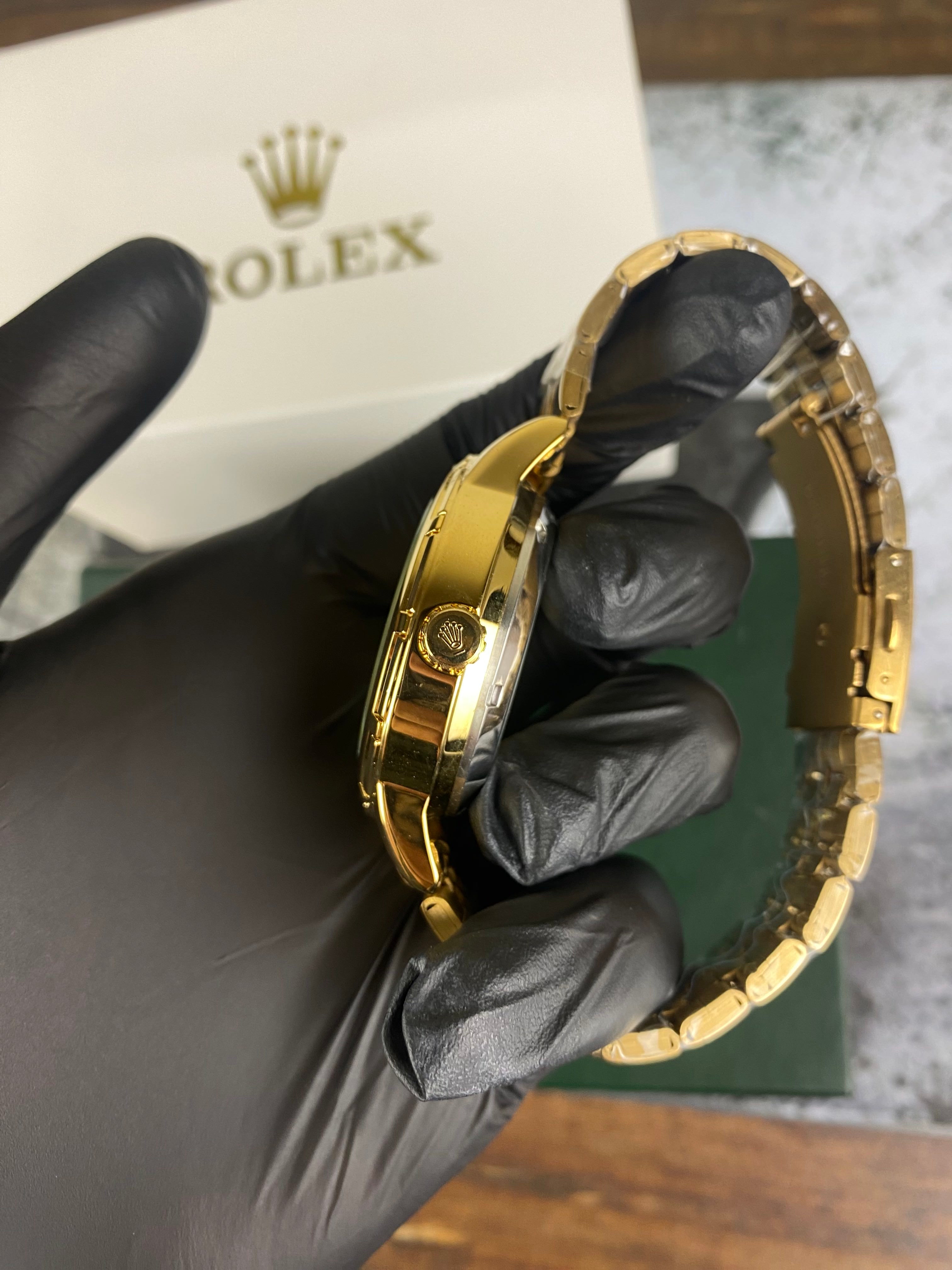 ⌚ RLX Automatic Skeleton Gold Edition – Luxury Open Heart Automatic Watch