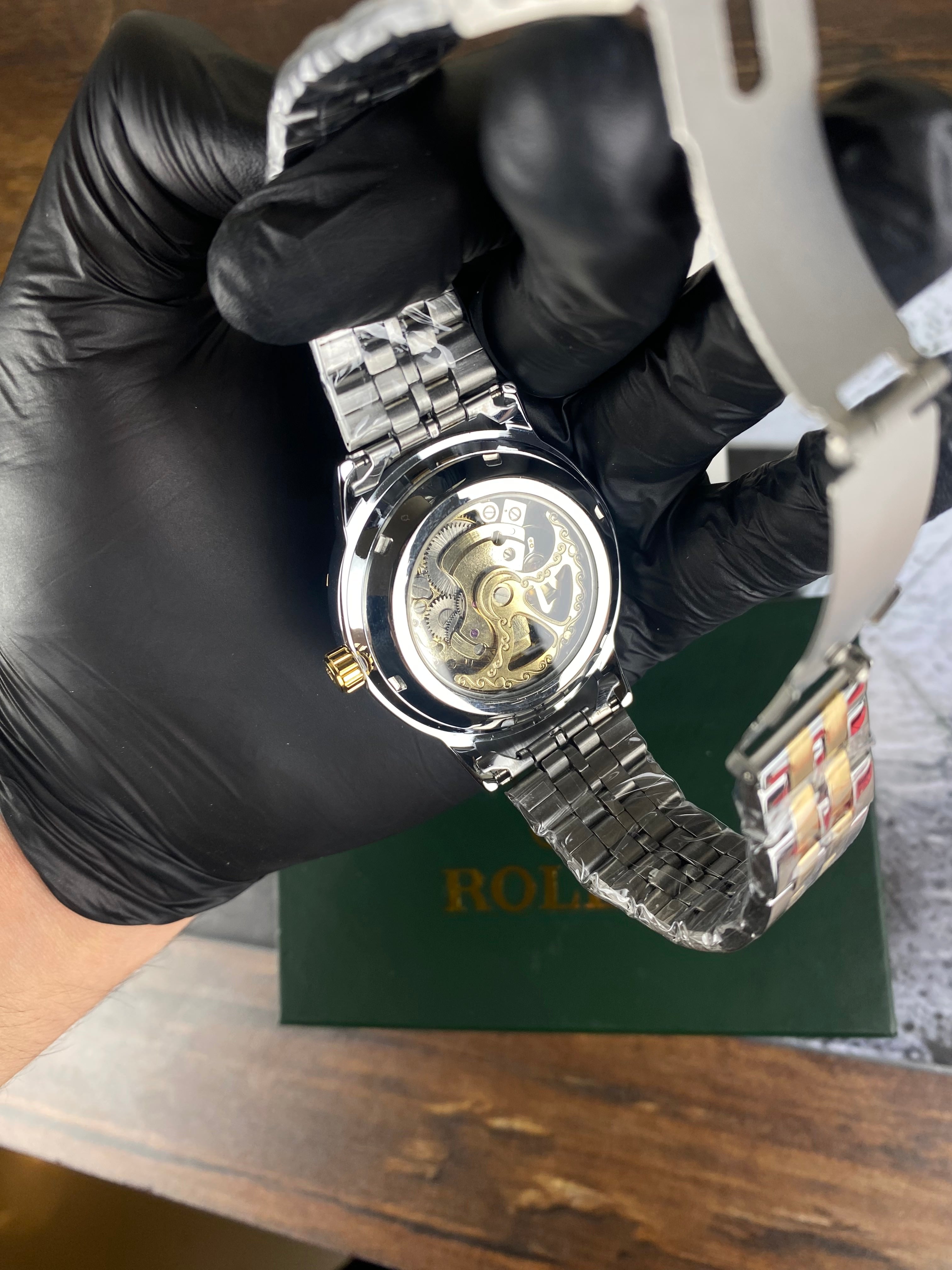 ⌚ RLX Automatic Two-Tone Skeleton – Prestige Edition