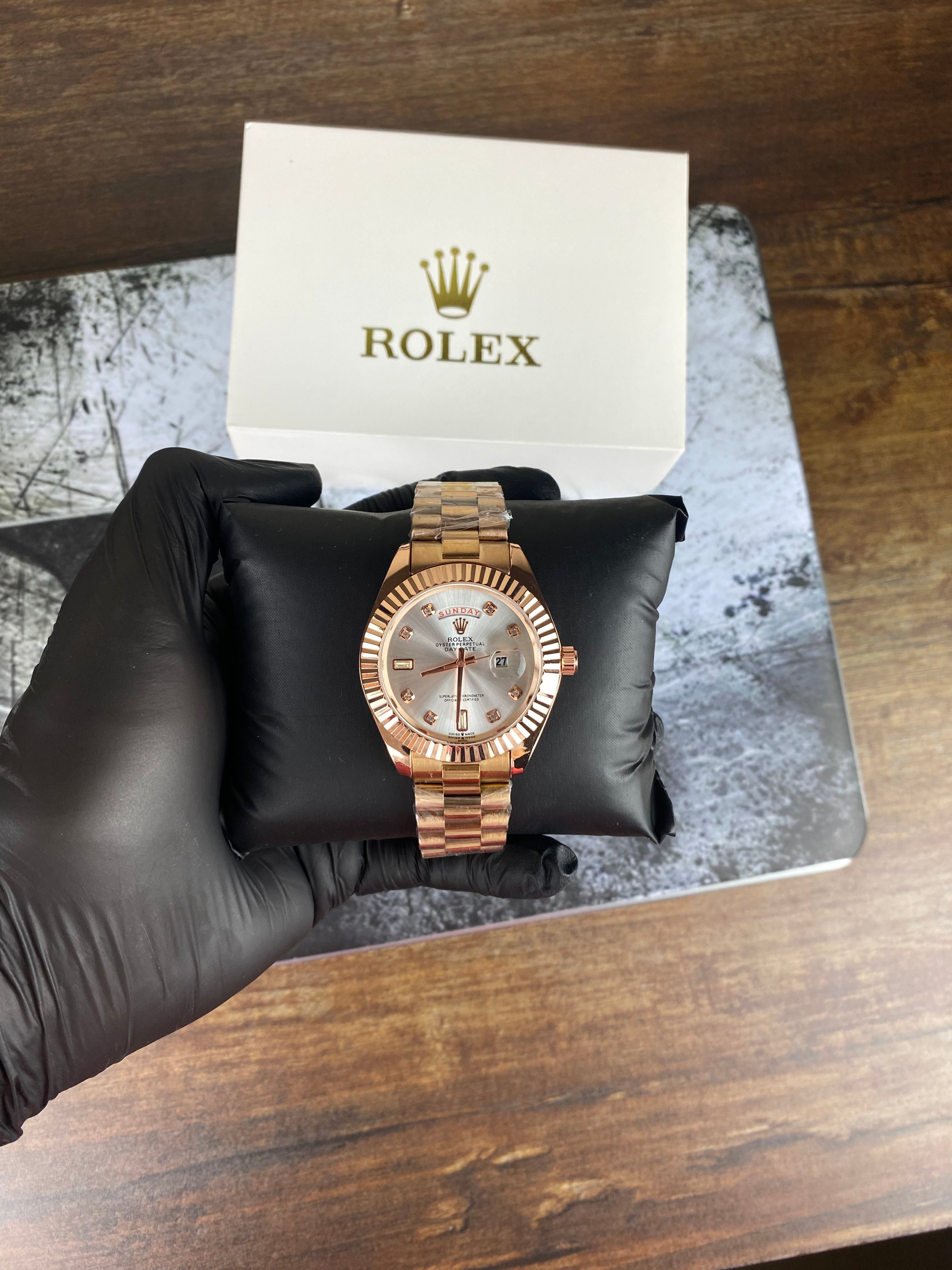 RLX DAY-DATE 40MM – ROSE GOLD PRESIDENT EDITION
