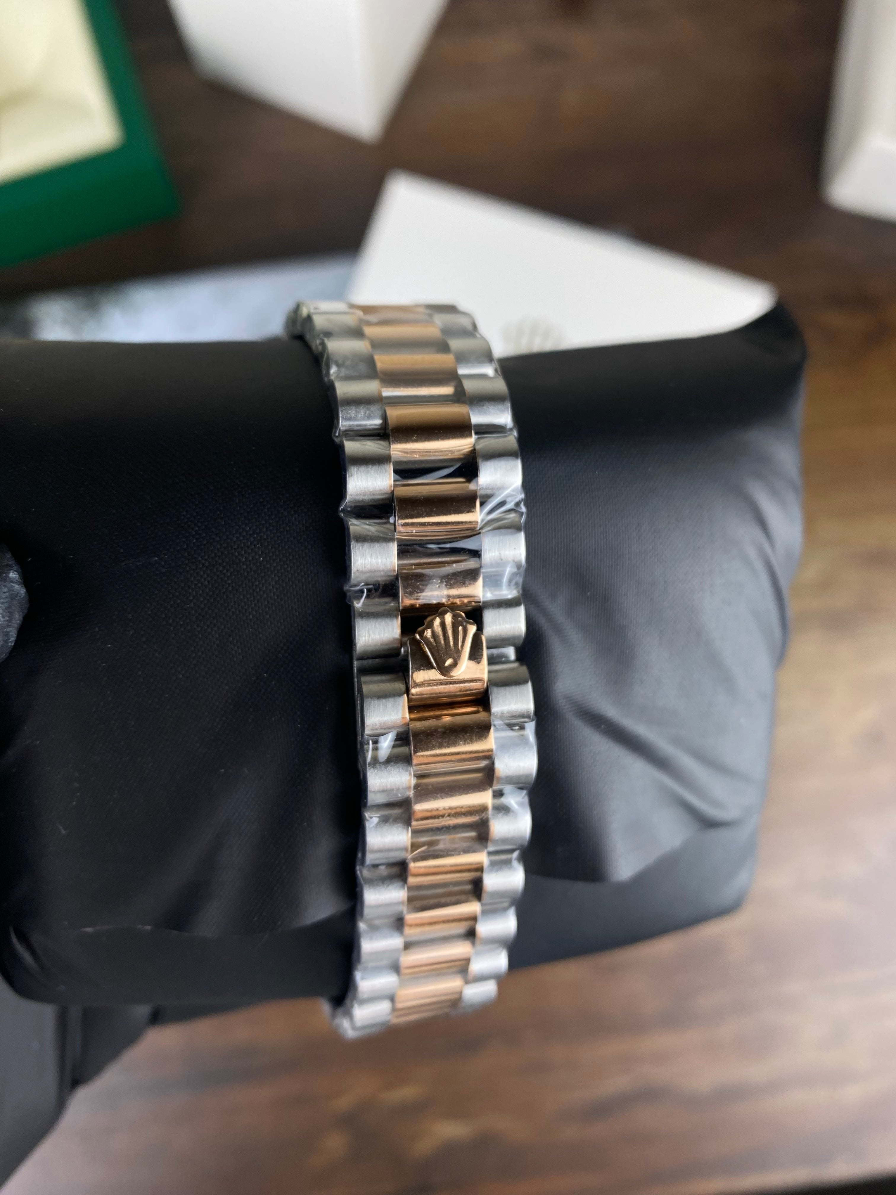 RLX DAY-DATE 40MM – CHOCOLATE DIAL TWO-TONE EDITION