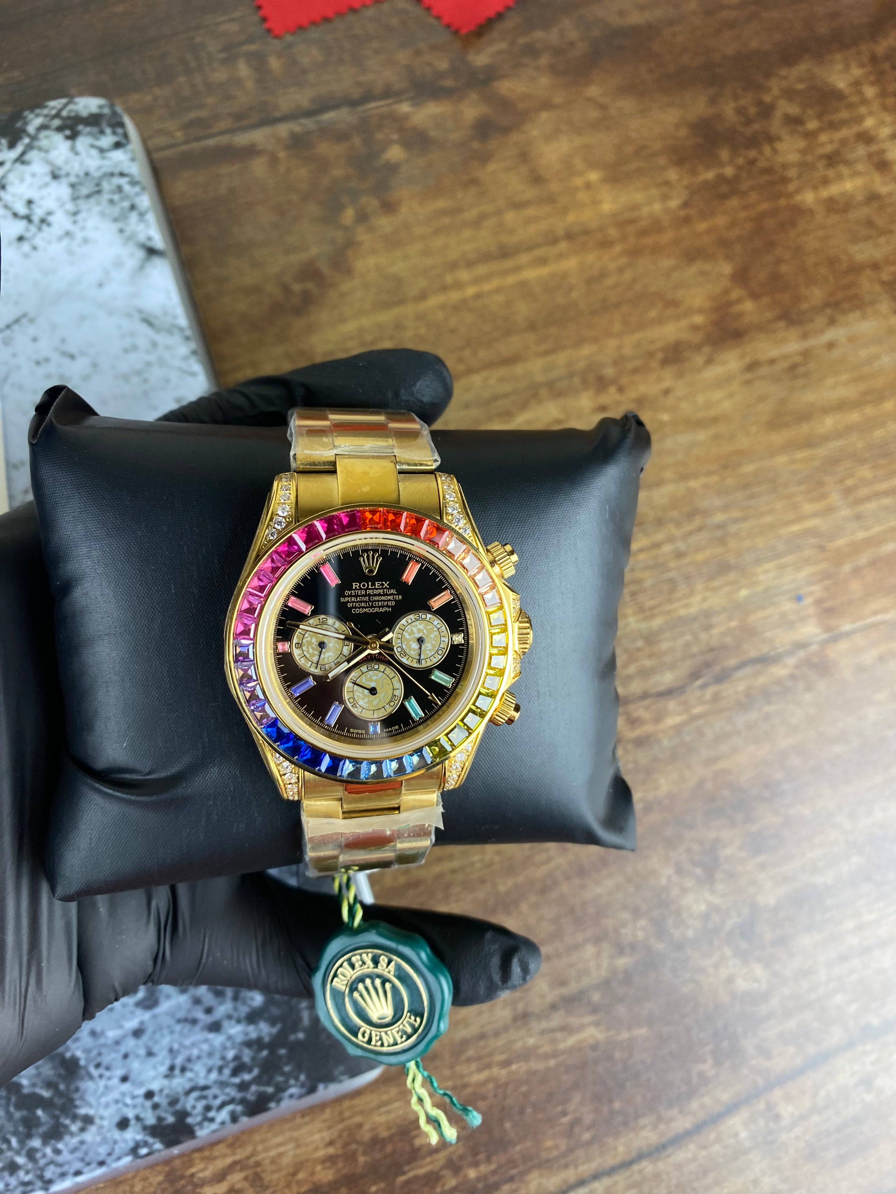 Rainbow Bezel Chronograph Inspired Timepiece (Master edition)