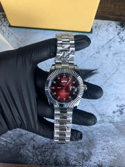 Rolex Oyster Perpetual Day-Date – Burgundy Diamond Dial Luxury Watch