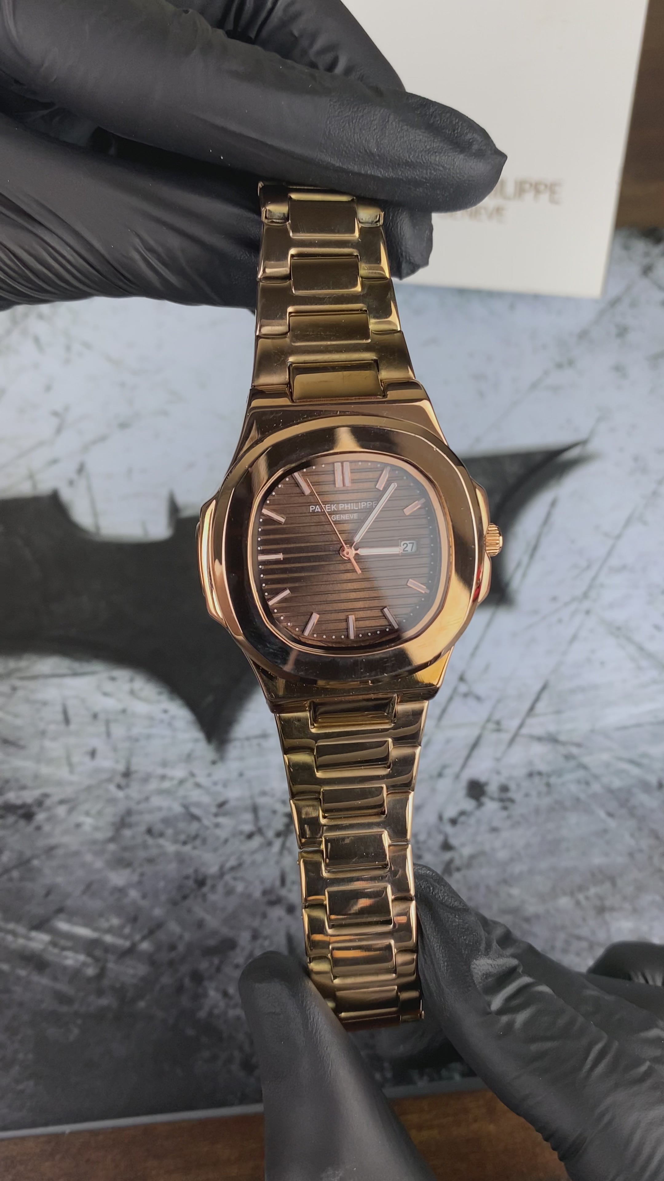 Load video: PP – Royal Bronze Horizontal Dial