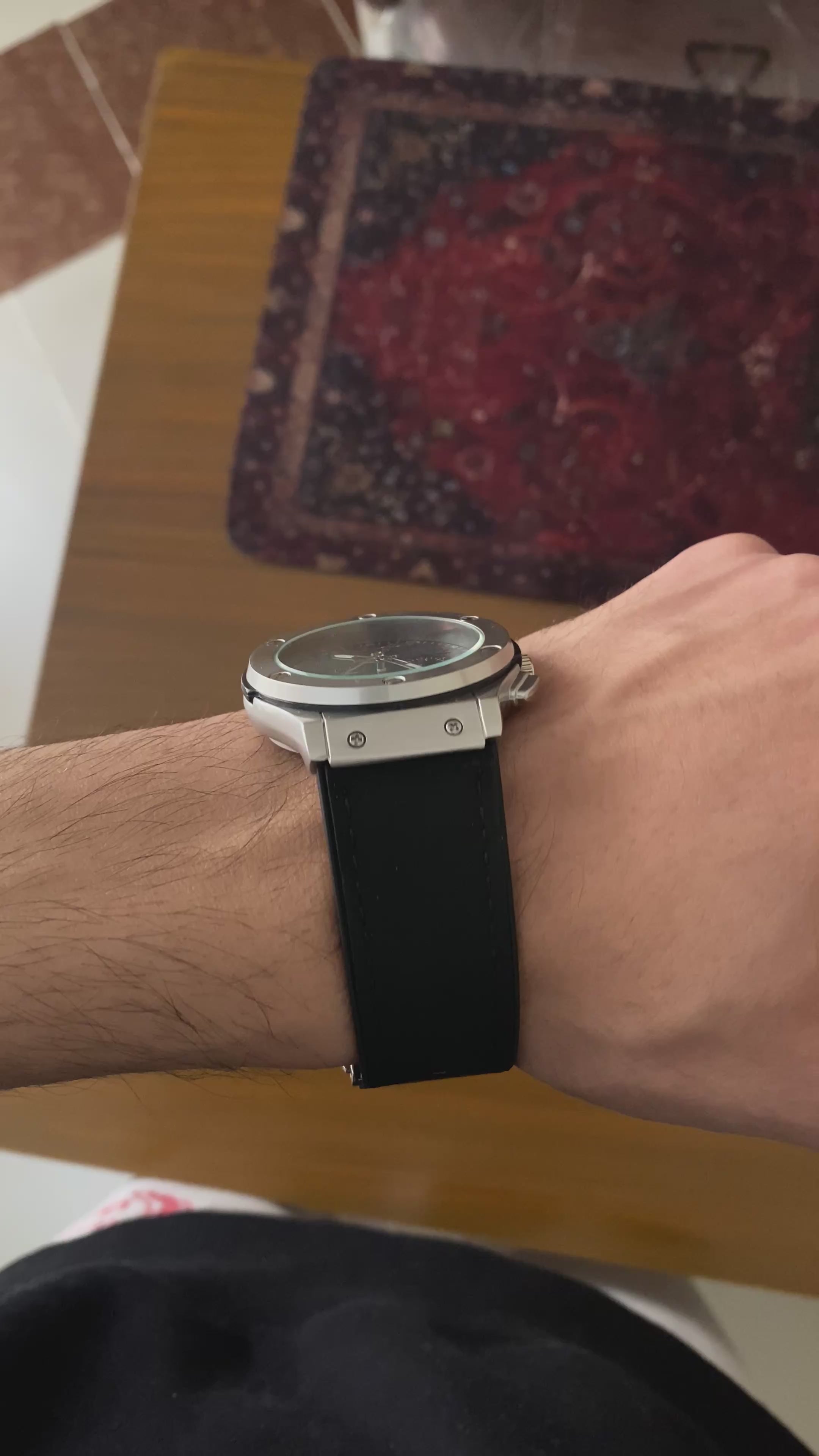 Load video: Hublot Geneve Chronograph Watch