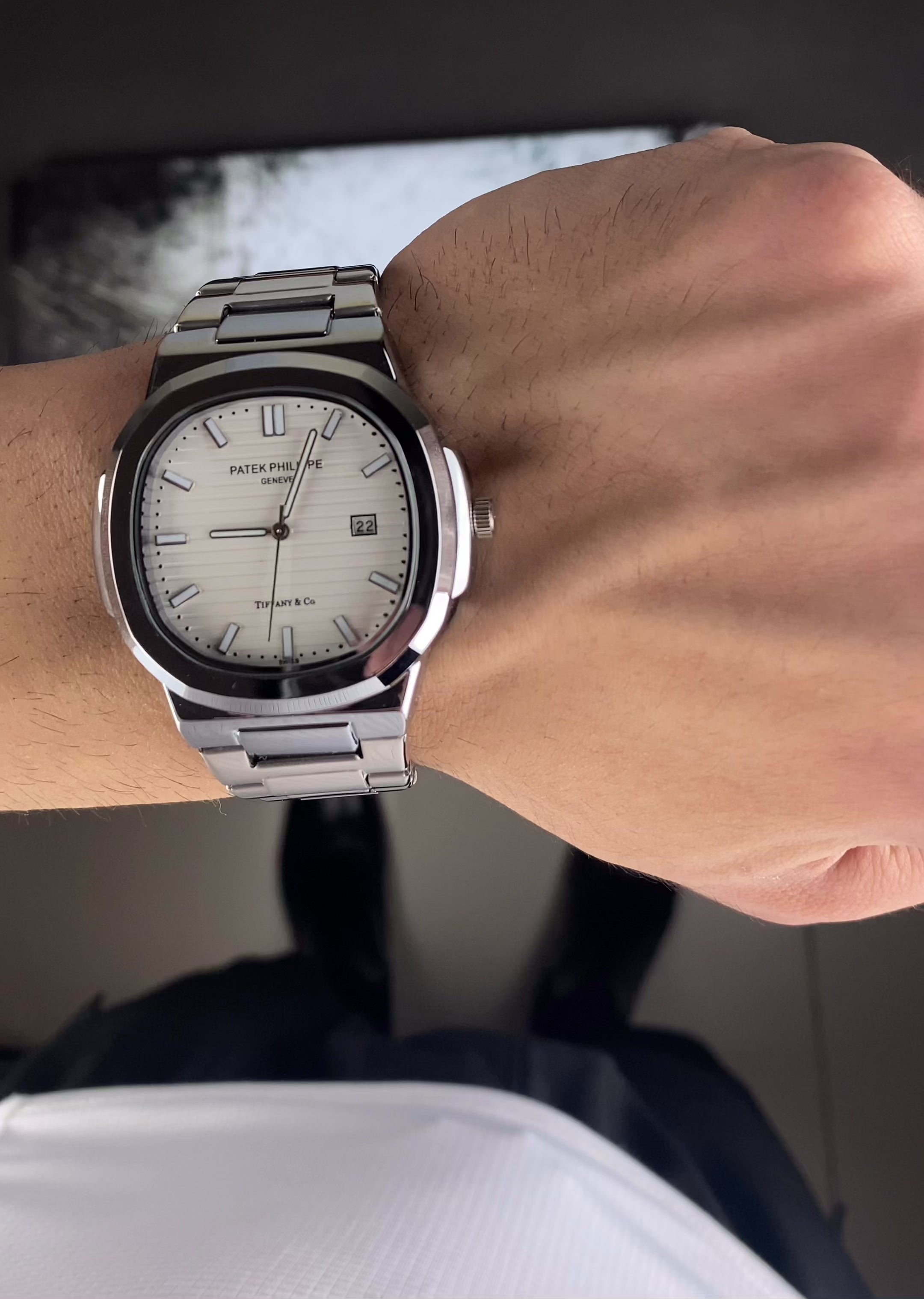 Load video: Patek Philippe Nautilus Silver Dial